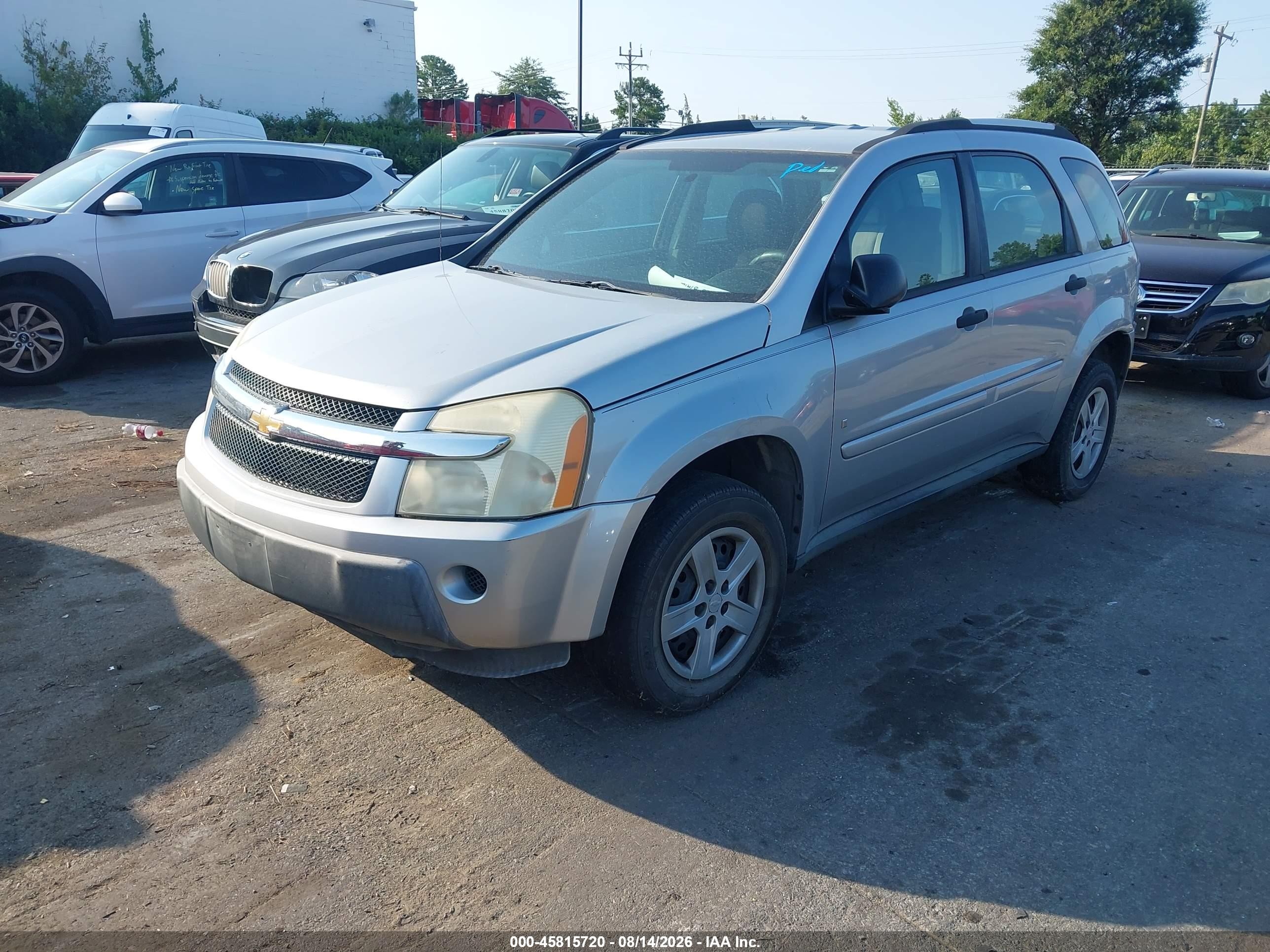 2006 Chevrolet Equinox Ls Gray vin: 2CNDL13F666119682