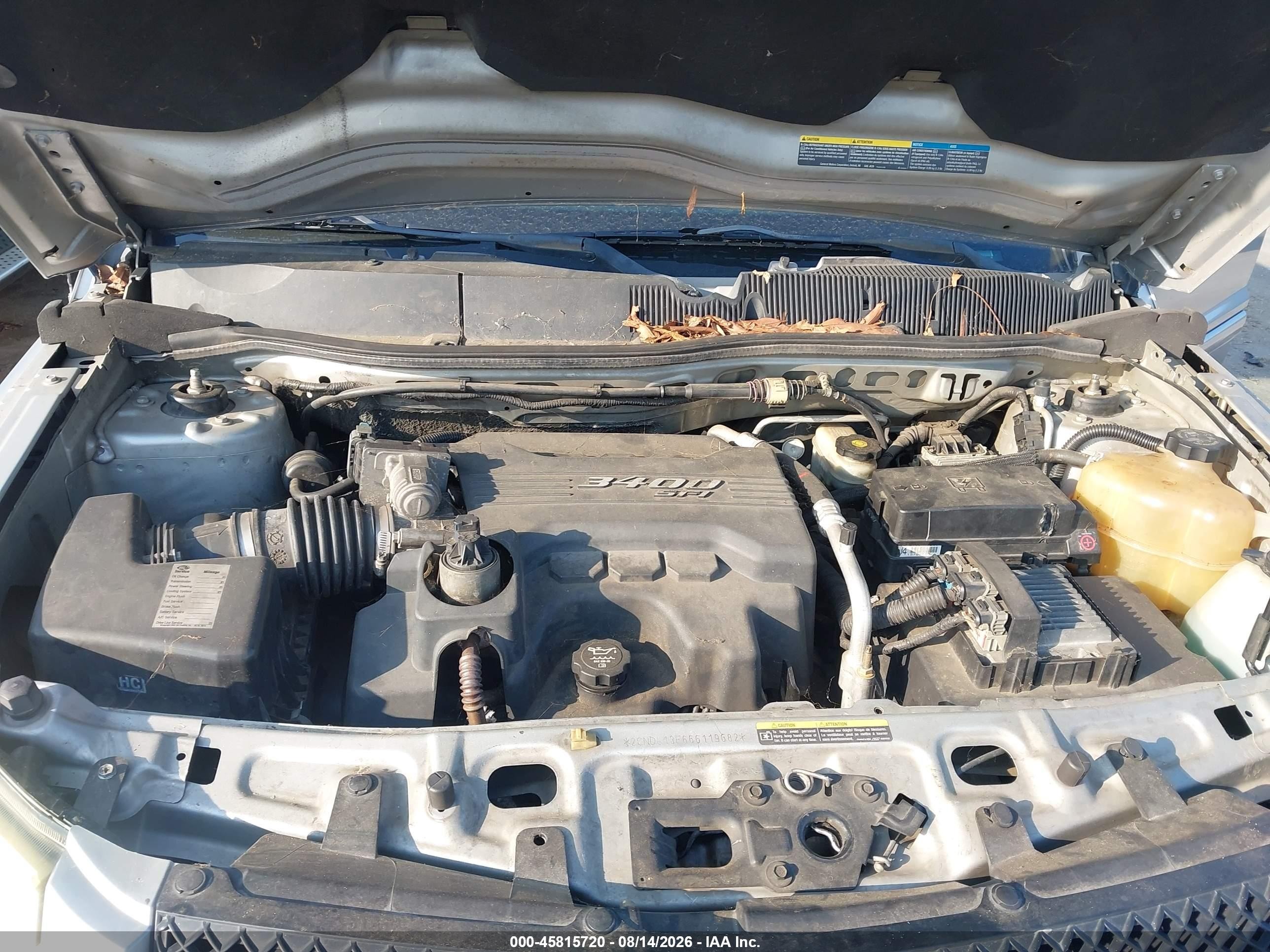 2006 Chevrolet Equinox Ls Gray vin: 2CNDL13F666119682