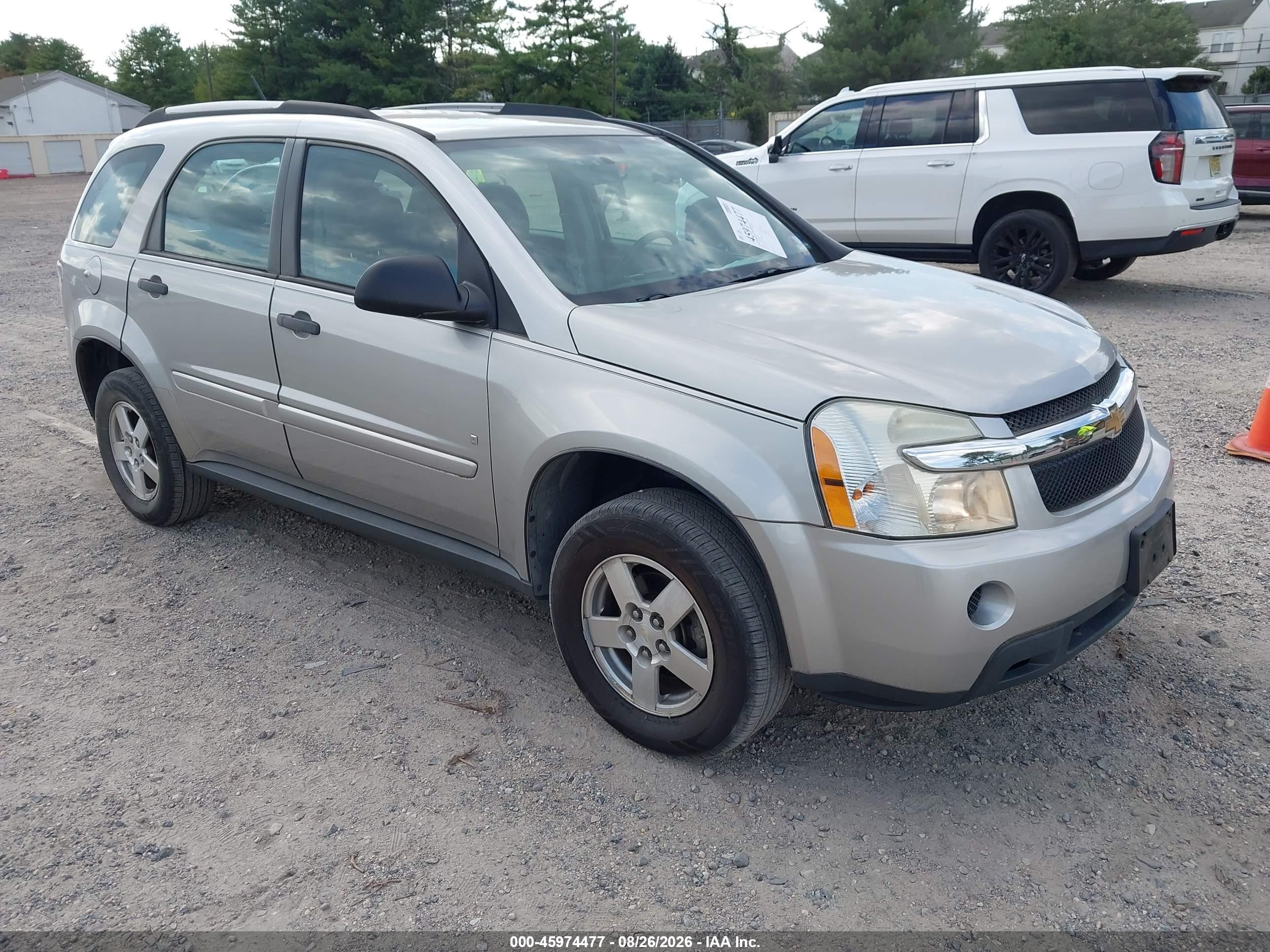 2007 Chevrolet Equinox Ls Silver vin: 2CNDL13F676121031