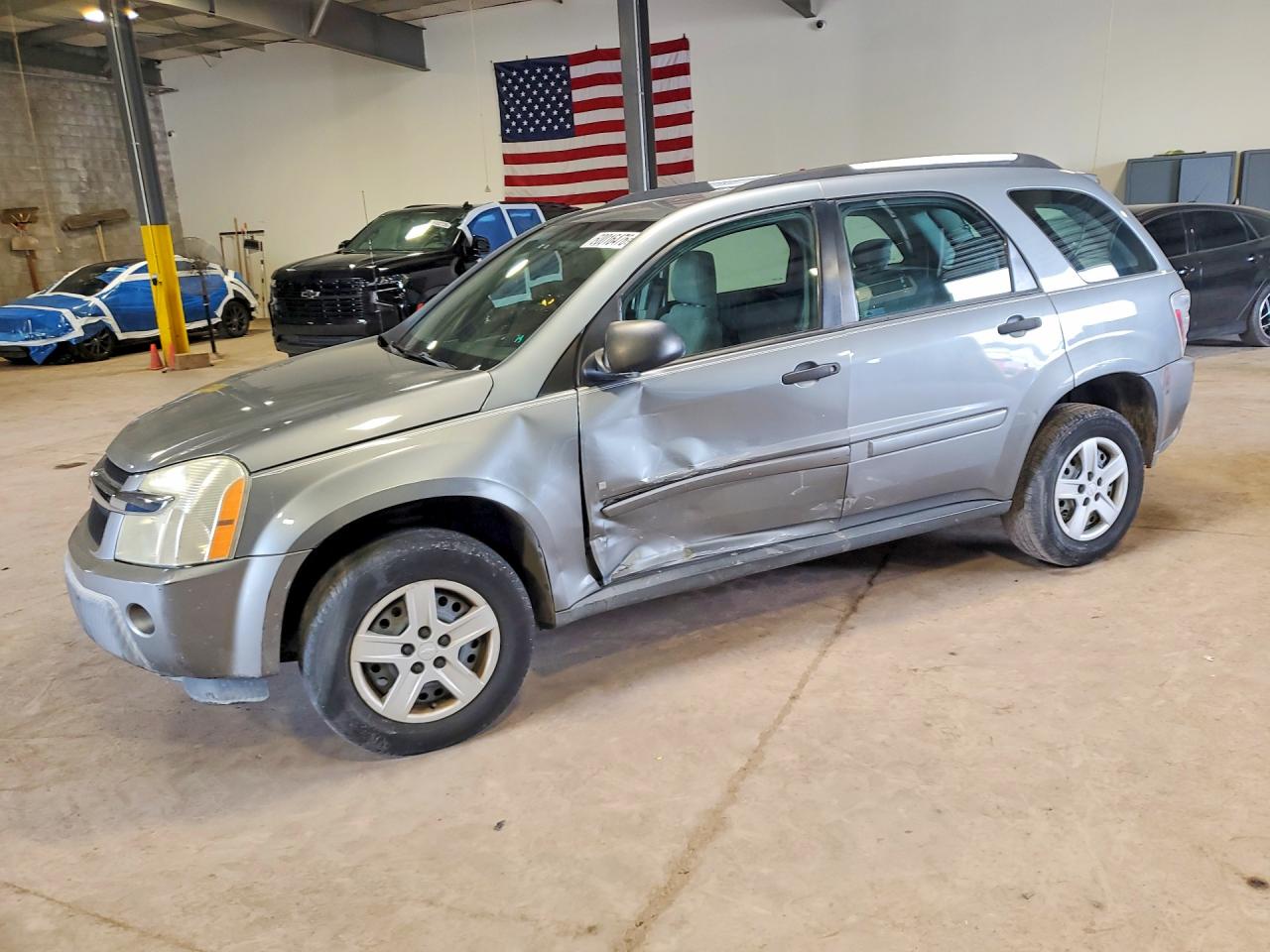 2006 Chevrolet Equinox Ls Gray vin: 2CNDL13F766184072