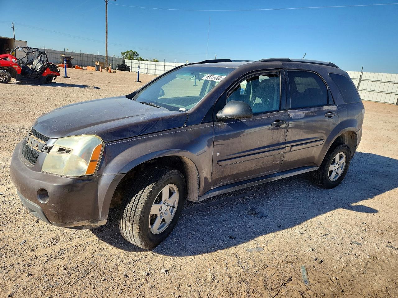 2007 Chevrolet Equinox Ls Gray vin: 2CNDL13F776027031