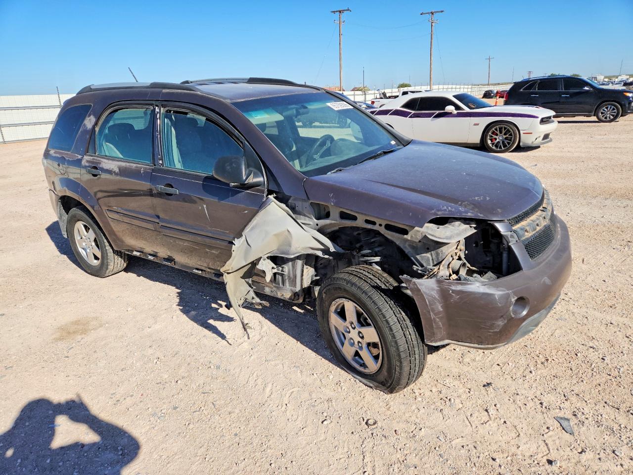 2007 Chevrolet Equinox Ls Gray vin: 2CNDL13F776027031