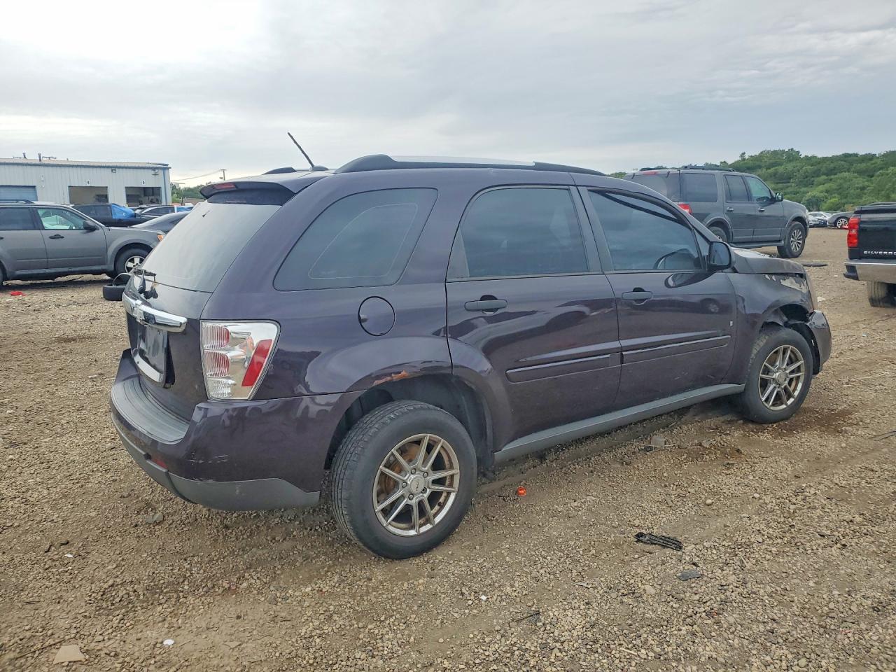 2007 Chevrolet Equinox Ls Purple vin: 2CNDL13F776037090
