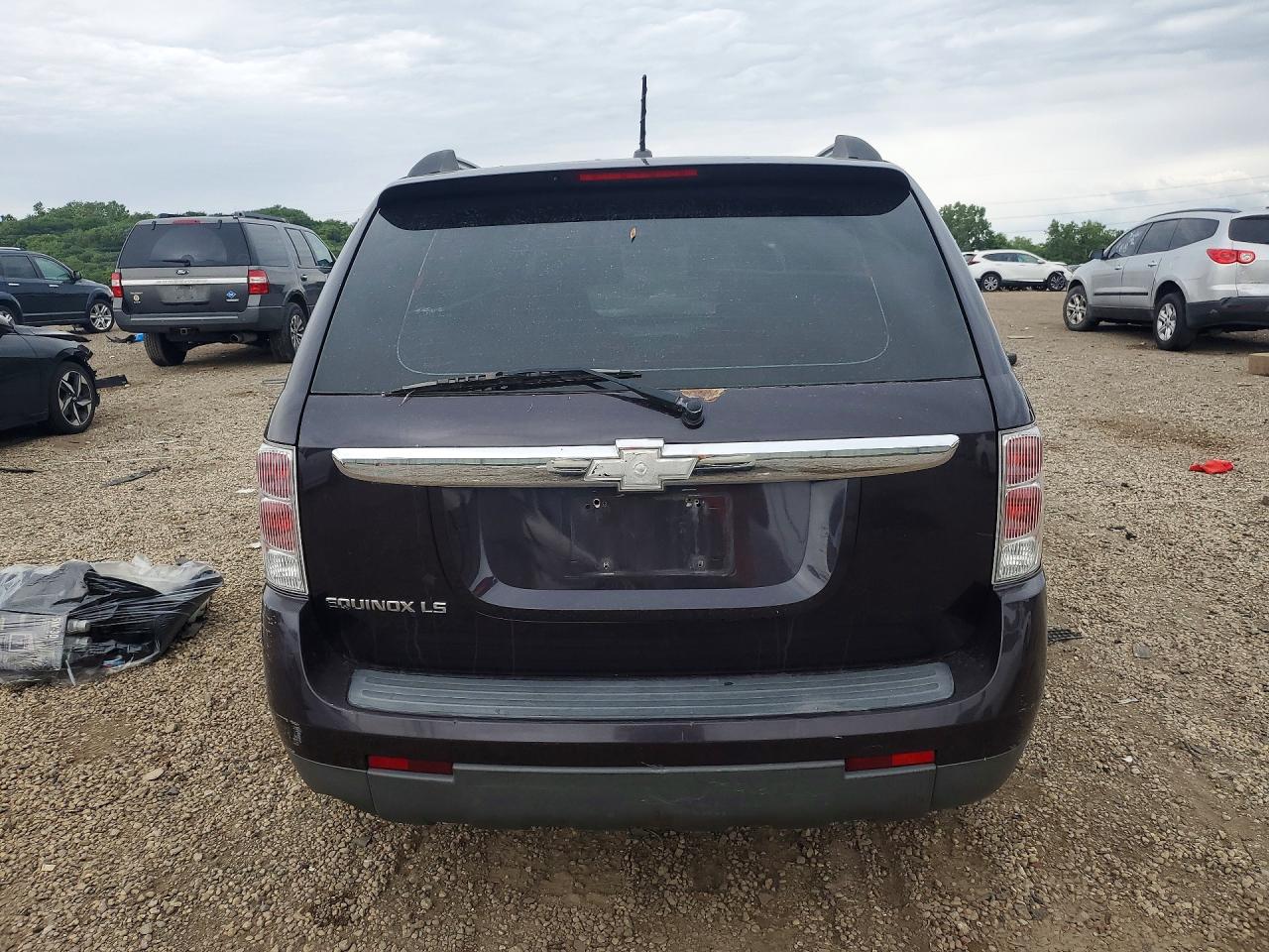 2007 Chevrolet Equinox Ls Purple vin: 2CNDL13F776037090