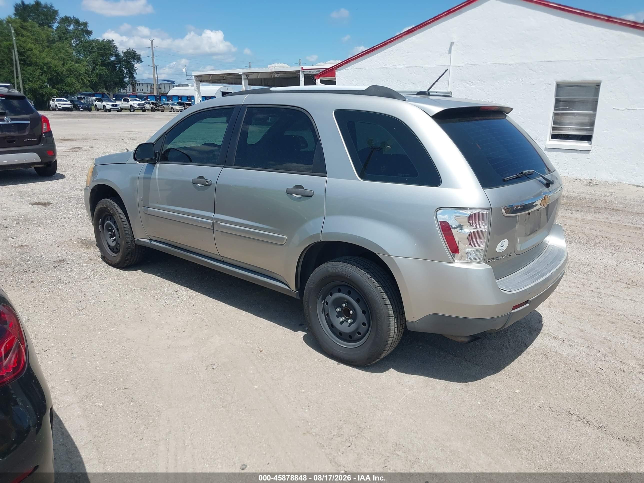 2008 Chevrolet Equinox Ls Silver vin: 2CNDL13F786031761