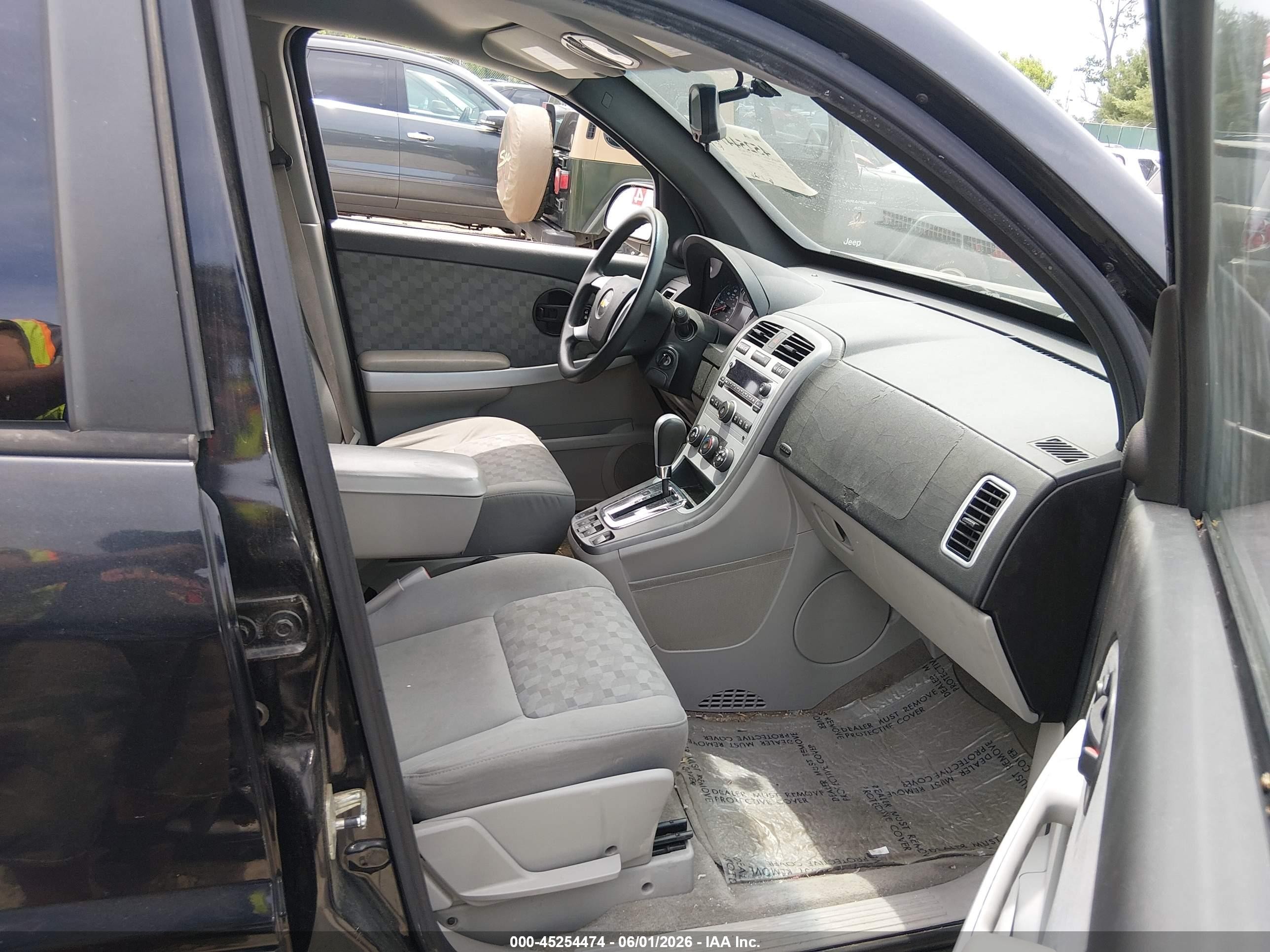 2009 Chevrolet Equinox Ls Black vin: 2CNDL13F796208262
