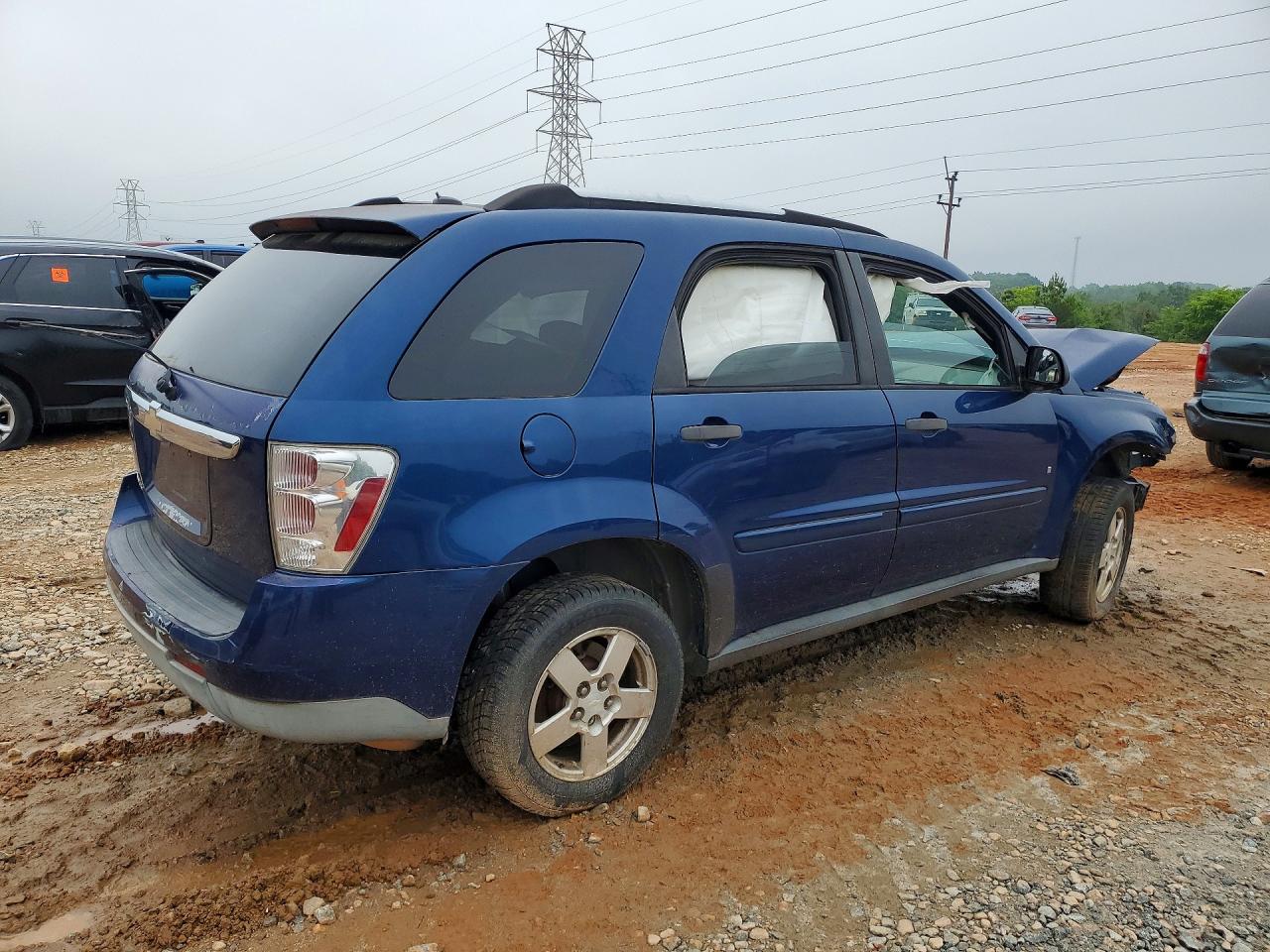 2008 Chevrolet Equinox Blue vin: 2CNDL13F886073145