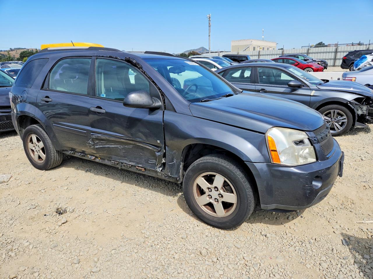2009 Chevrolet Equinox Ls Charcoal vin: 2CNDL13F896205922