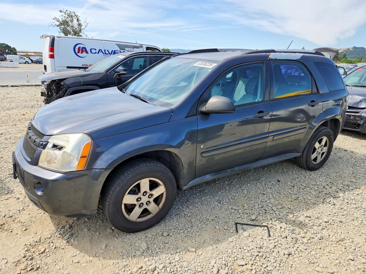 2009 Chevrolet Equinox Ls Charcoal vin: 2CNDL13F896205922