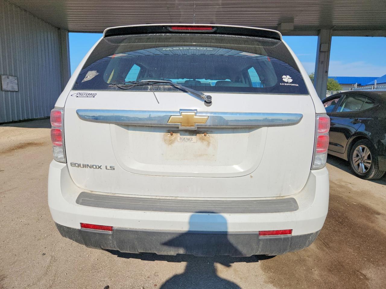 2009 Chevrolet Equinox Ls White vin: 2CNDL13F896234630