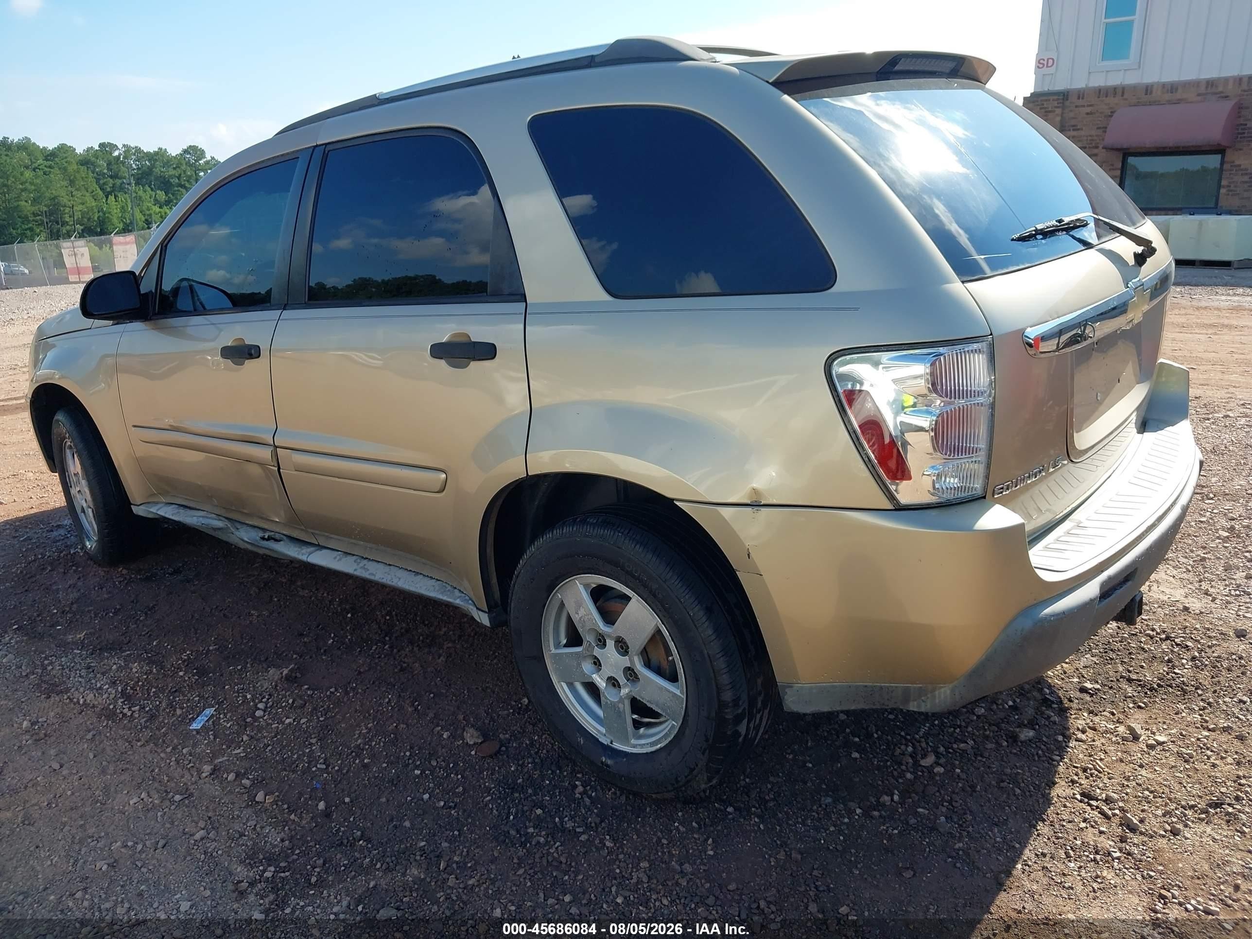 2005 Chevrolet Equinox Ls Champagne vin: 2CNDL13F956153520