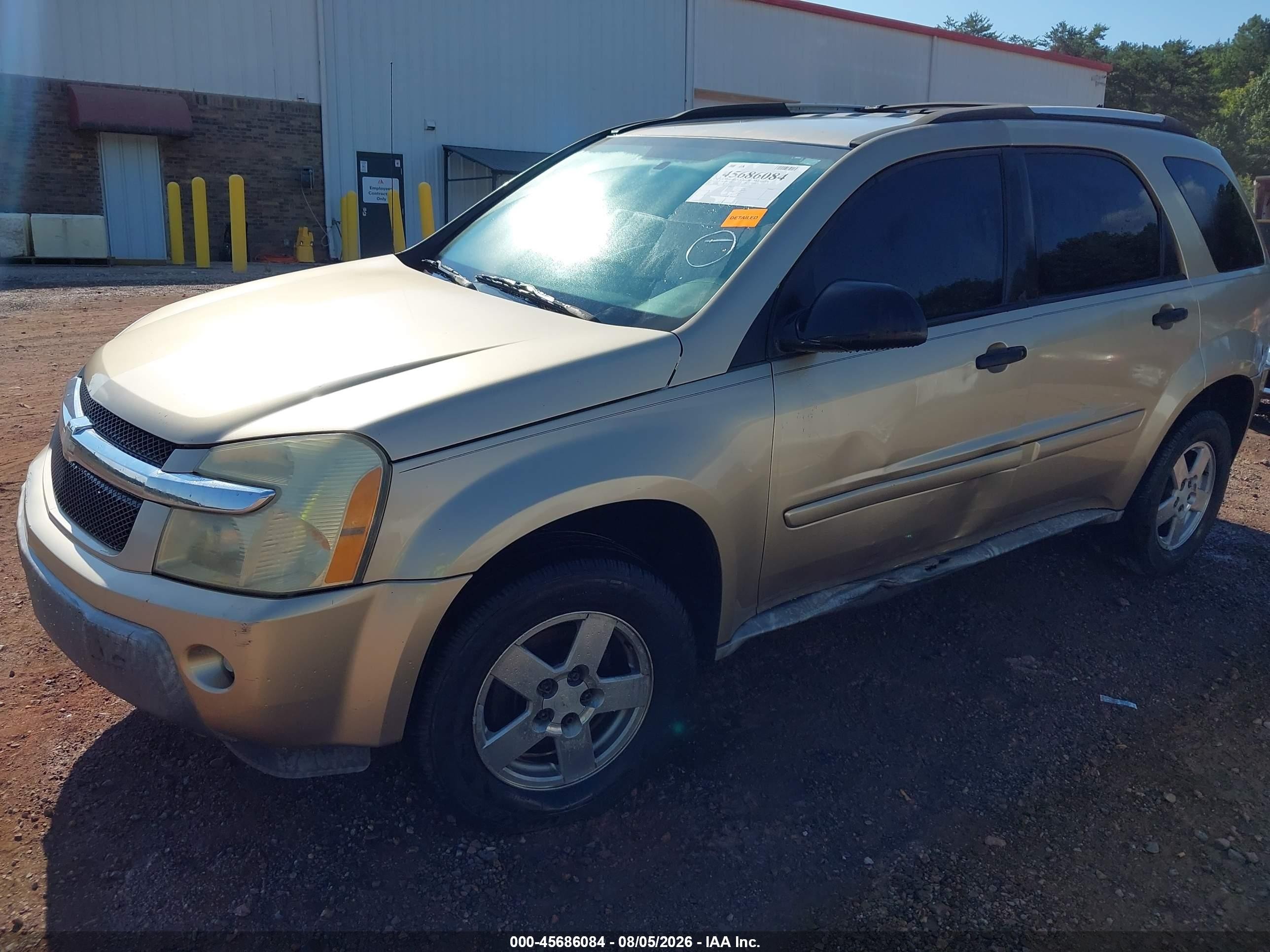 2005 Chevrolet Equinox Ls Champagne vin: 2CNDL13F956153520