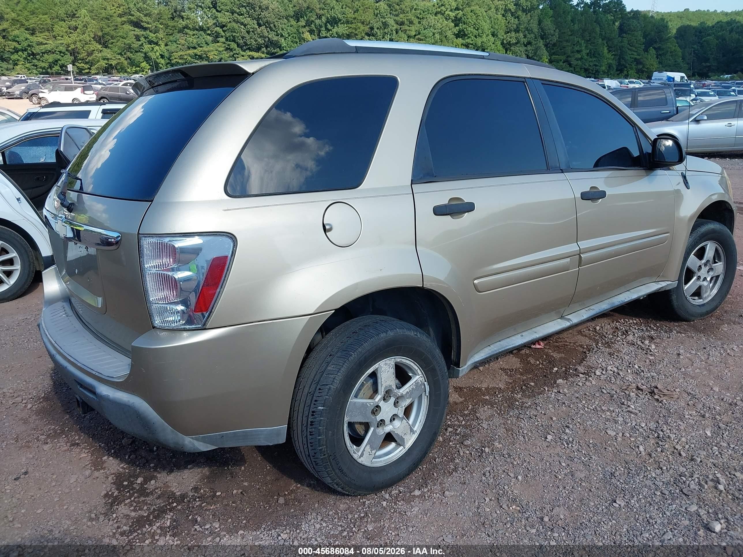 2005 Chevrolet Equinox Ls Champagne vin: 2CNDL13F956153520