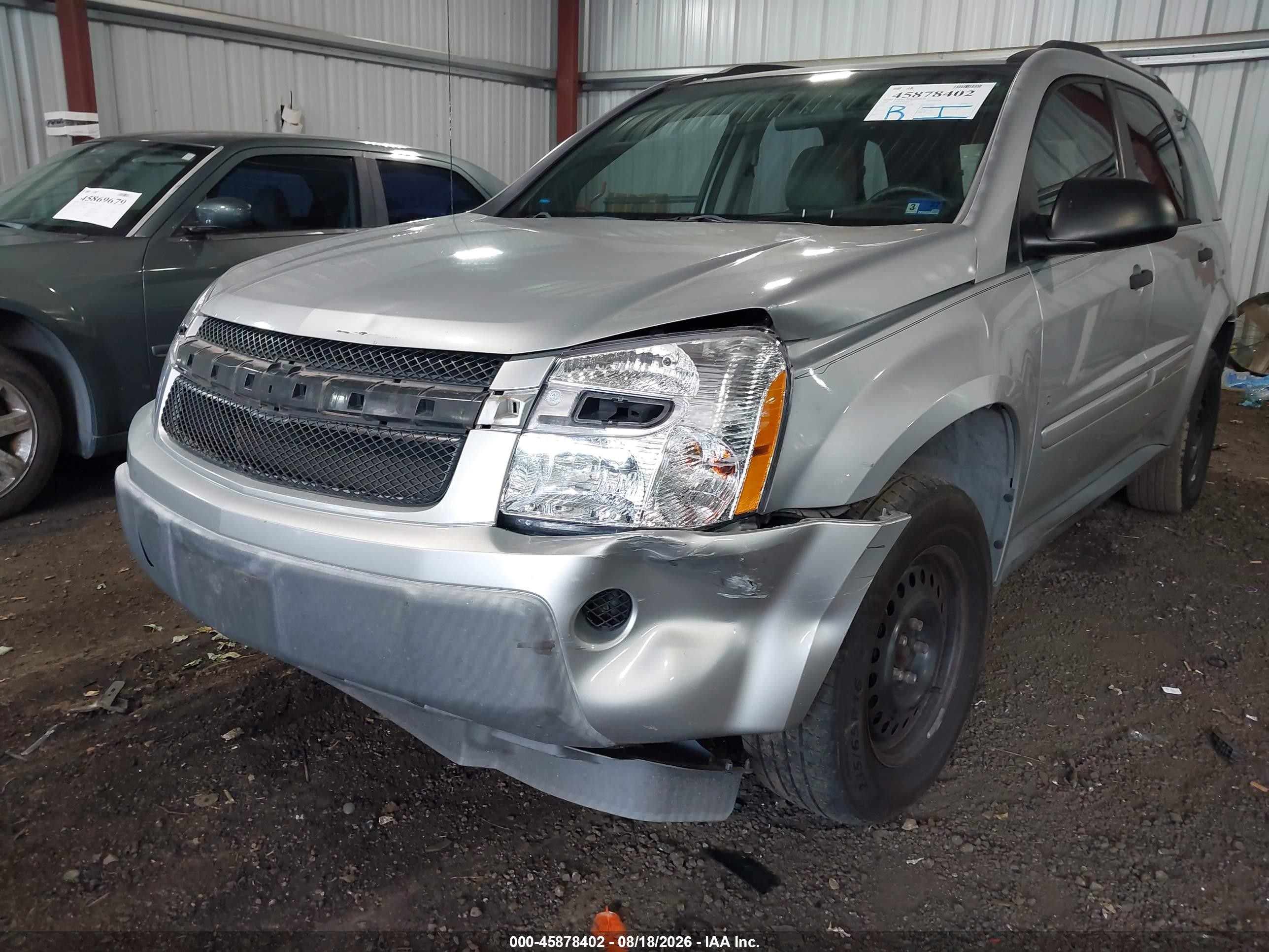 2006 Chevrolet Equinox Ls Серебряный vin: 2CNDL13F966198698