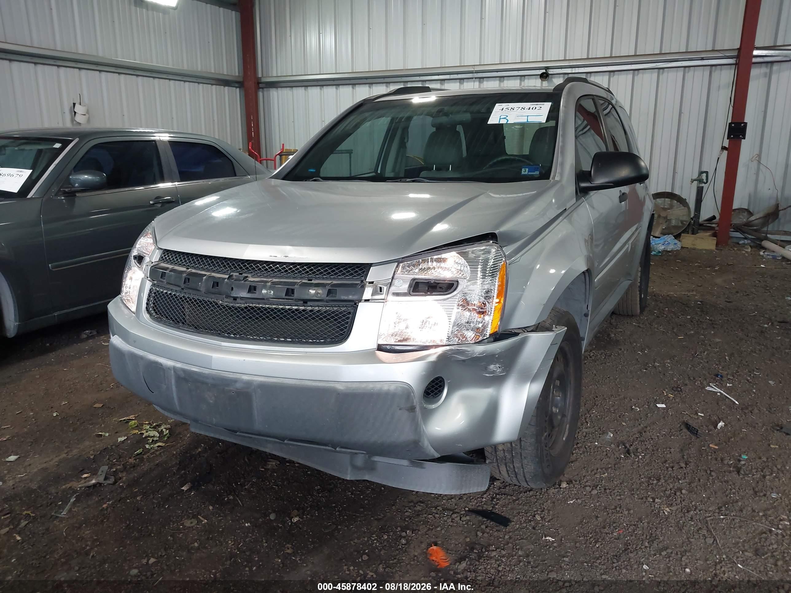 2006 Chevrolet Equinox Ls Серебряный vin: 2CNDL13F966198698