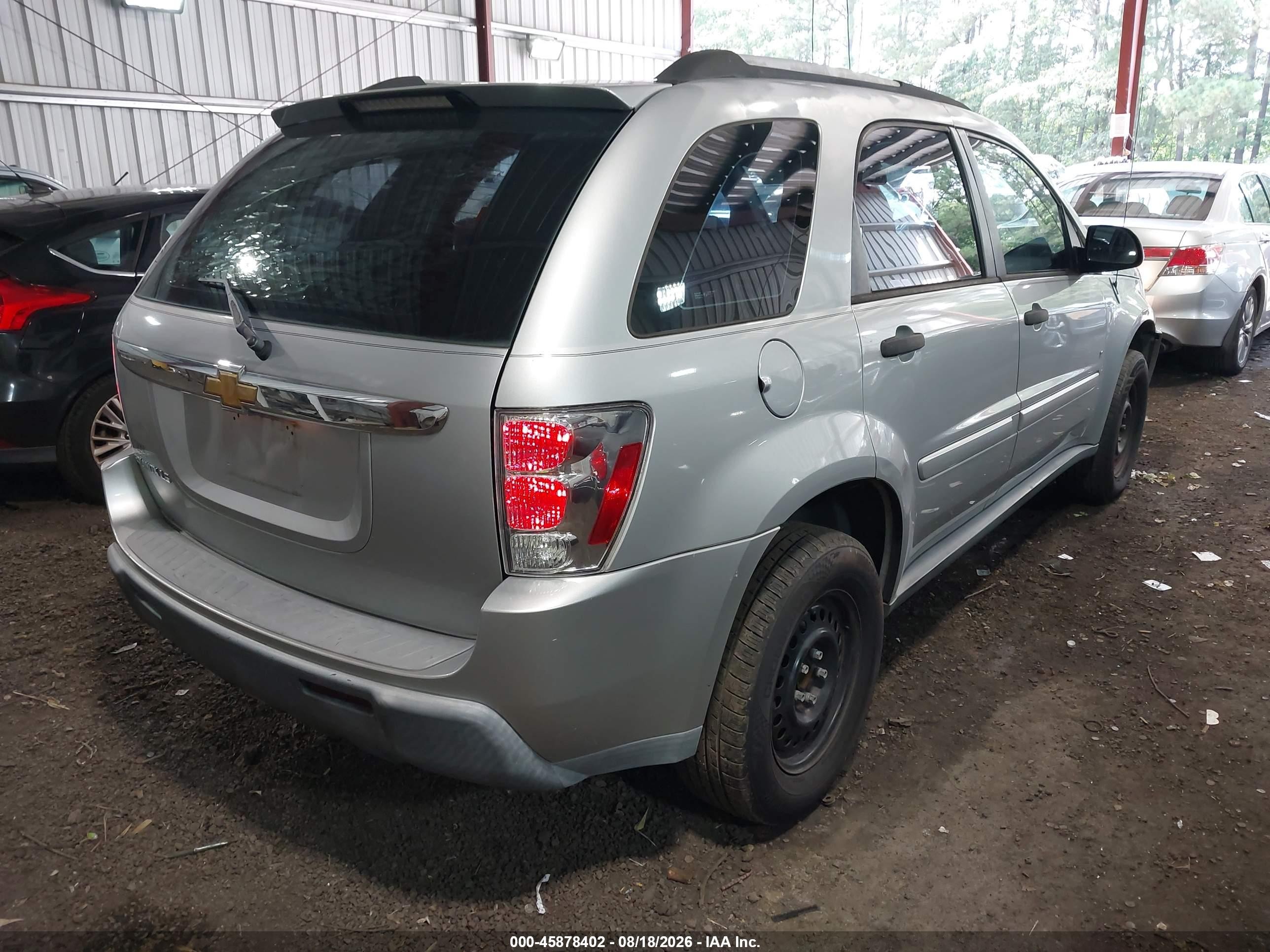 2006 Chevrolet Equinox Ls Серебряный vin: 2CNDL13F966198698