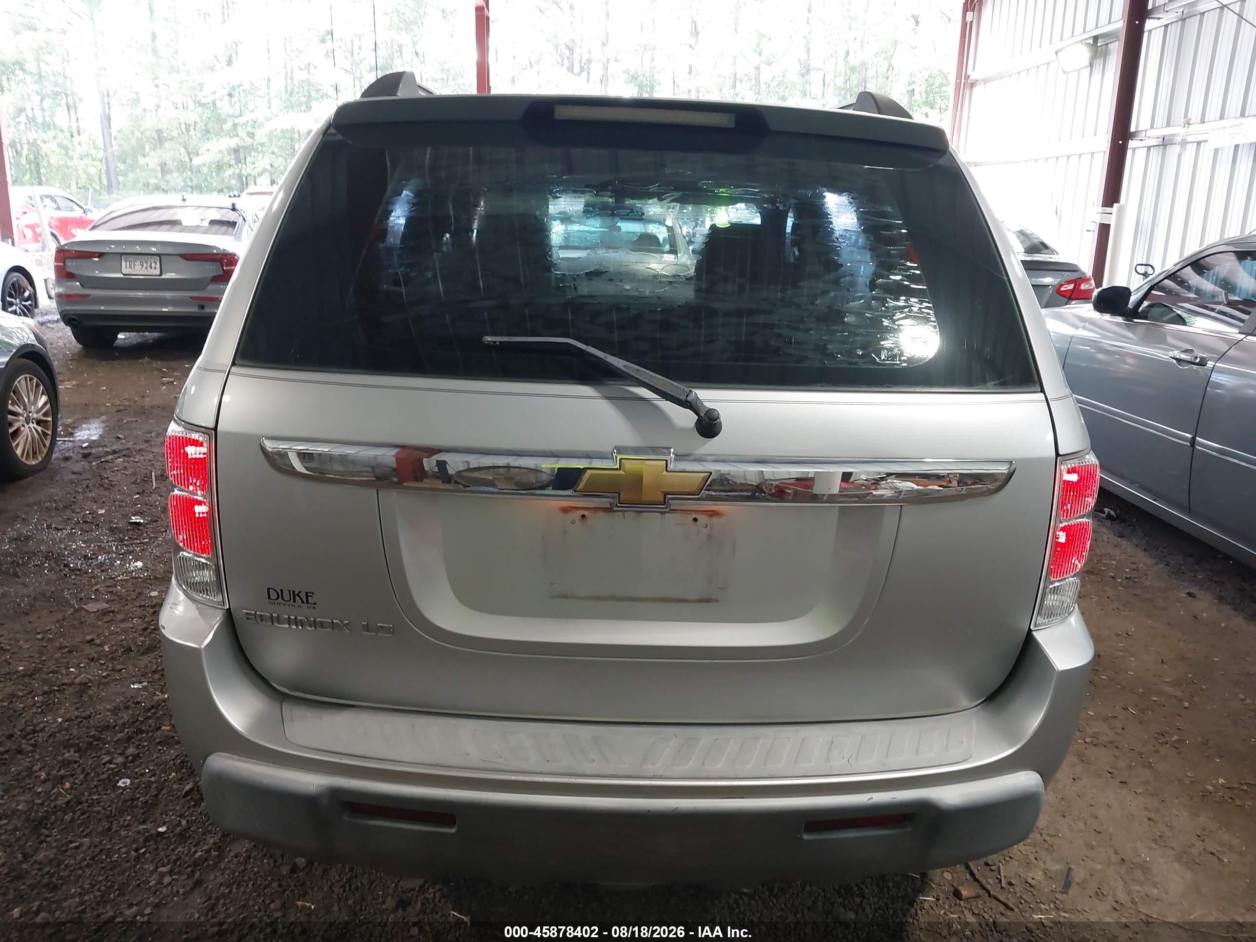 2006 Chevrolet Equinox Ls Серебряный vin: 2CNDL13F966198698