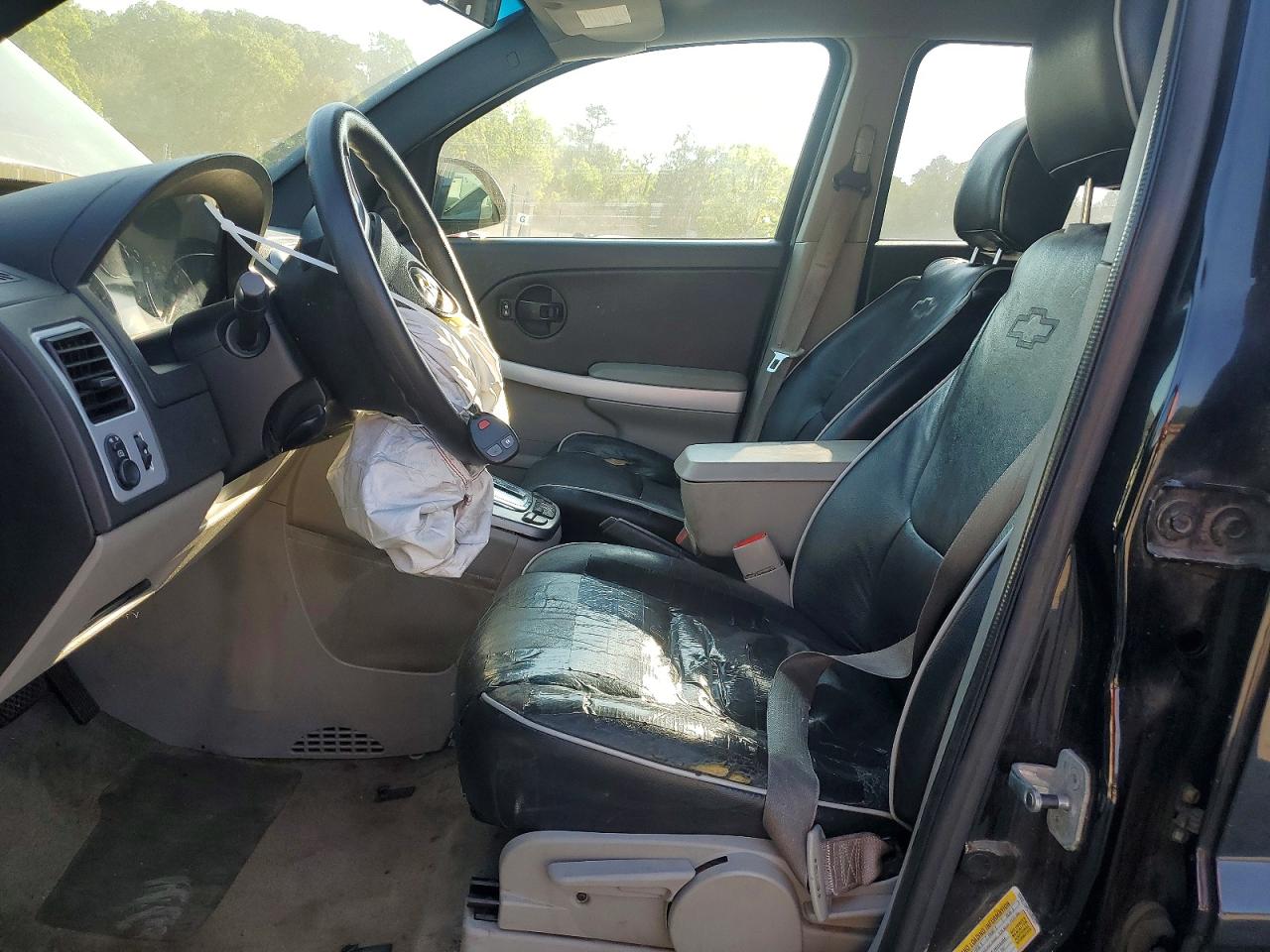 2007 Chevrolet Equinox Ls Black vin: 2CNDL13F976080121