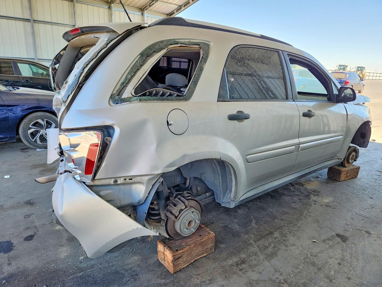 2008 Chevrolet Equinox Ls Серебряный vin: 2CNDL13F986314291