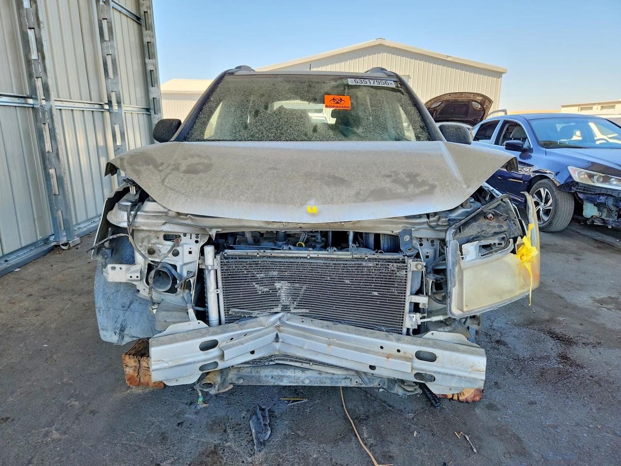 2008 Chevrolet Equinox Ls Серебряный vin: 2CNDL13F986314291