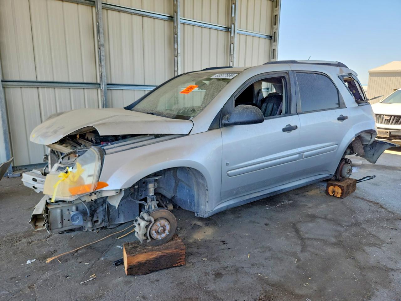 2008 Chevrolet Equinox Ls Silver vin: 2CNDL13F986314291