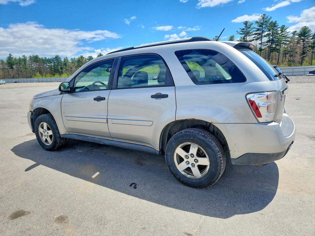 2008 Chevrolet Equinox Ls Silver vin: 2CNDL13F986327784