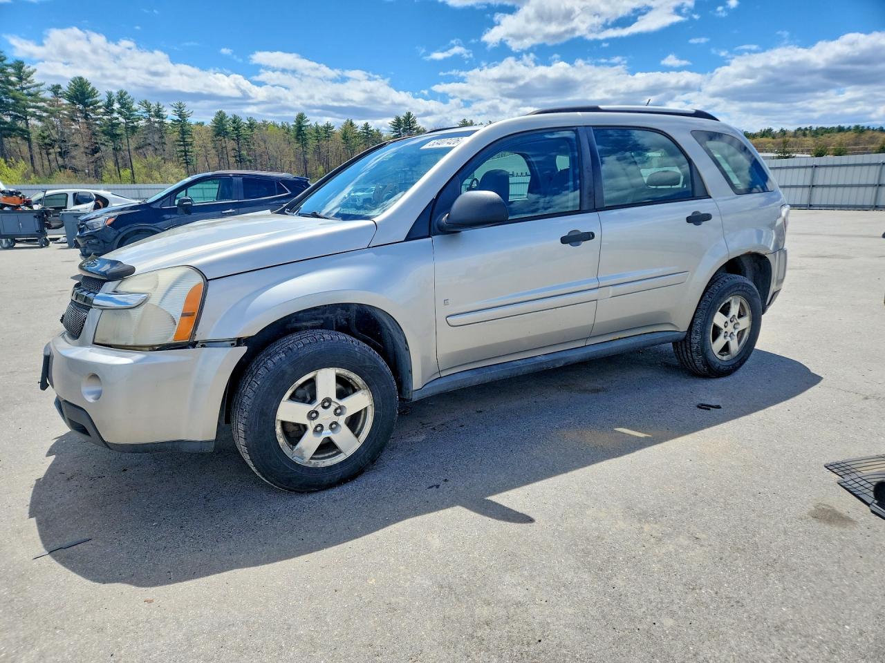 2008 Chevrolet Equinox Ls Silver vin: 2CNDL13F986327784