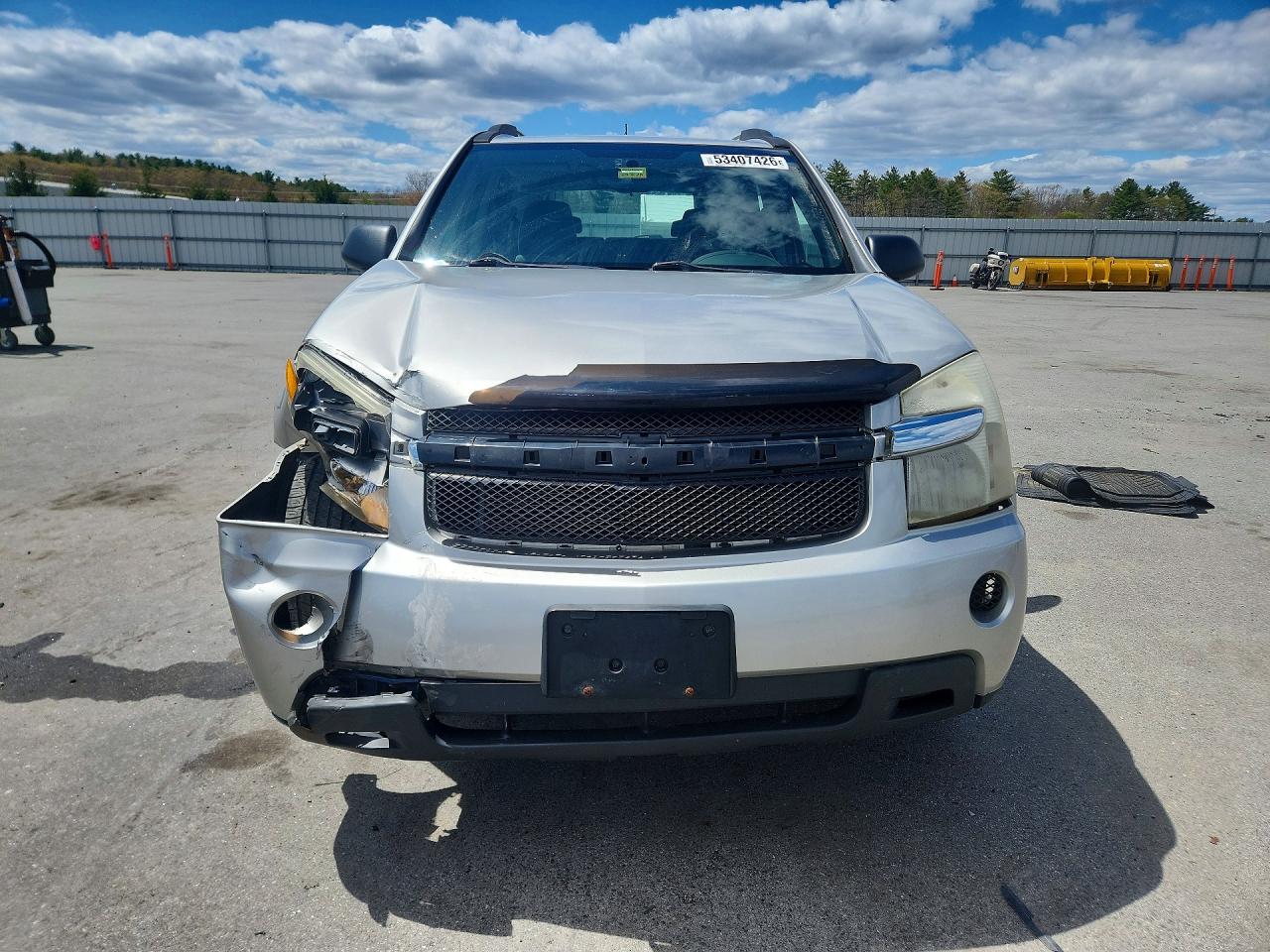 2008 Chevrolet Equinox Ls Silver vin: 2CNDL13F986327784