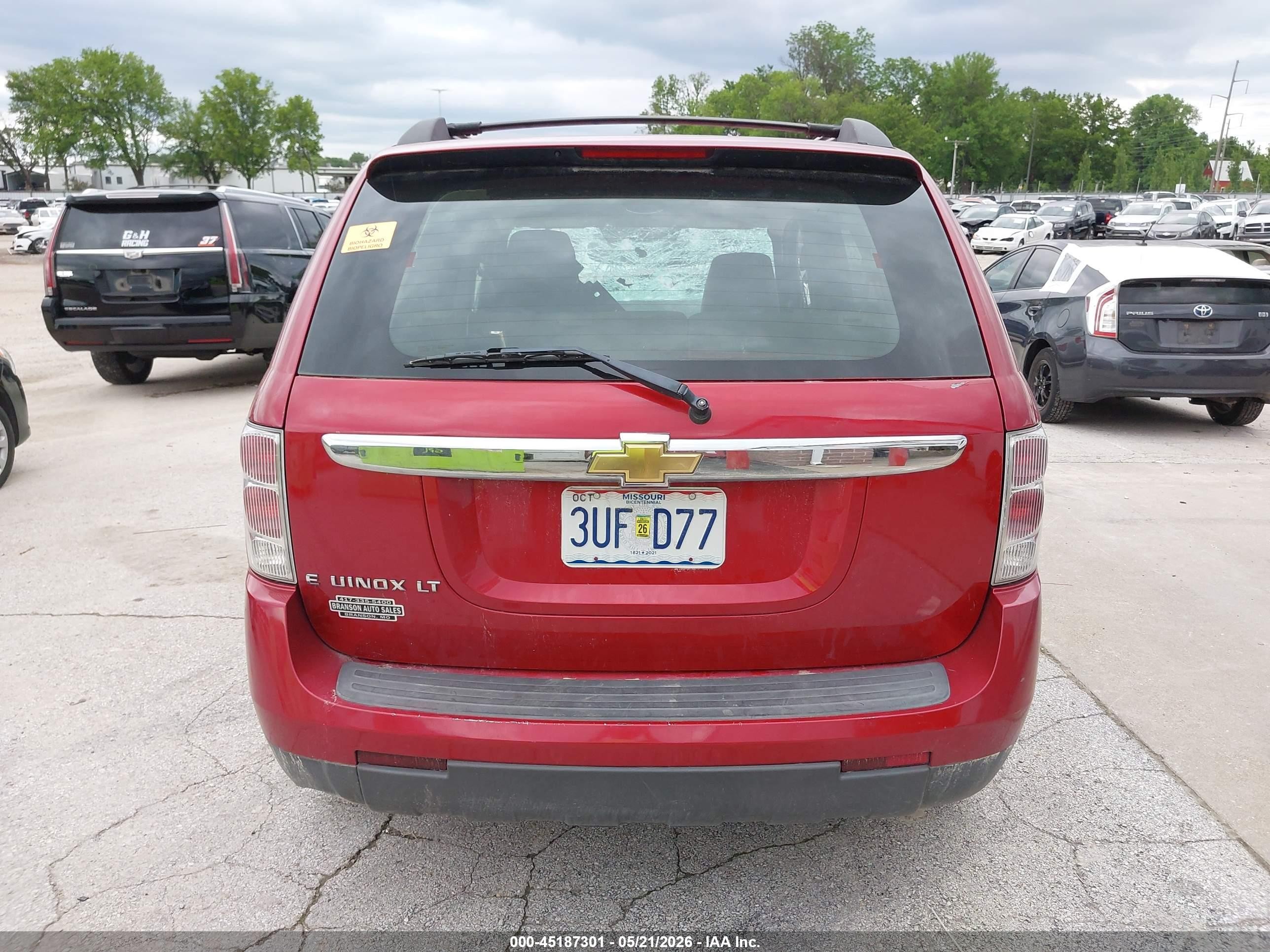 2005 Chevrolet Equinox Ls Red vin: 2CNDL13FX56132790