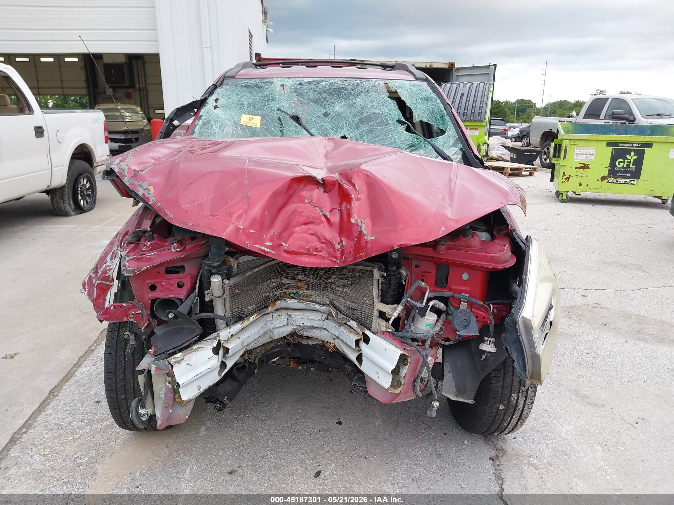 2005 Chevrolet Equinox Ls Red vin: 2CNDL13FX56132790