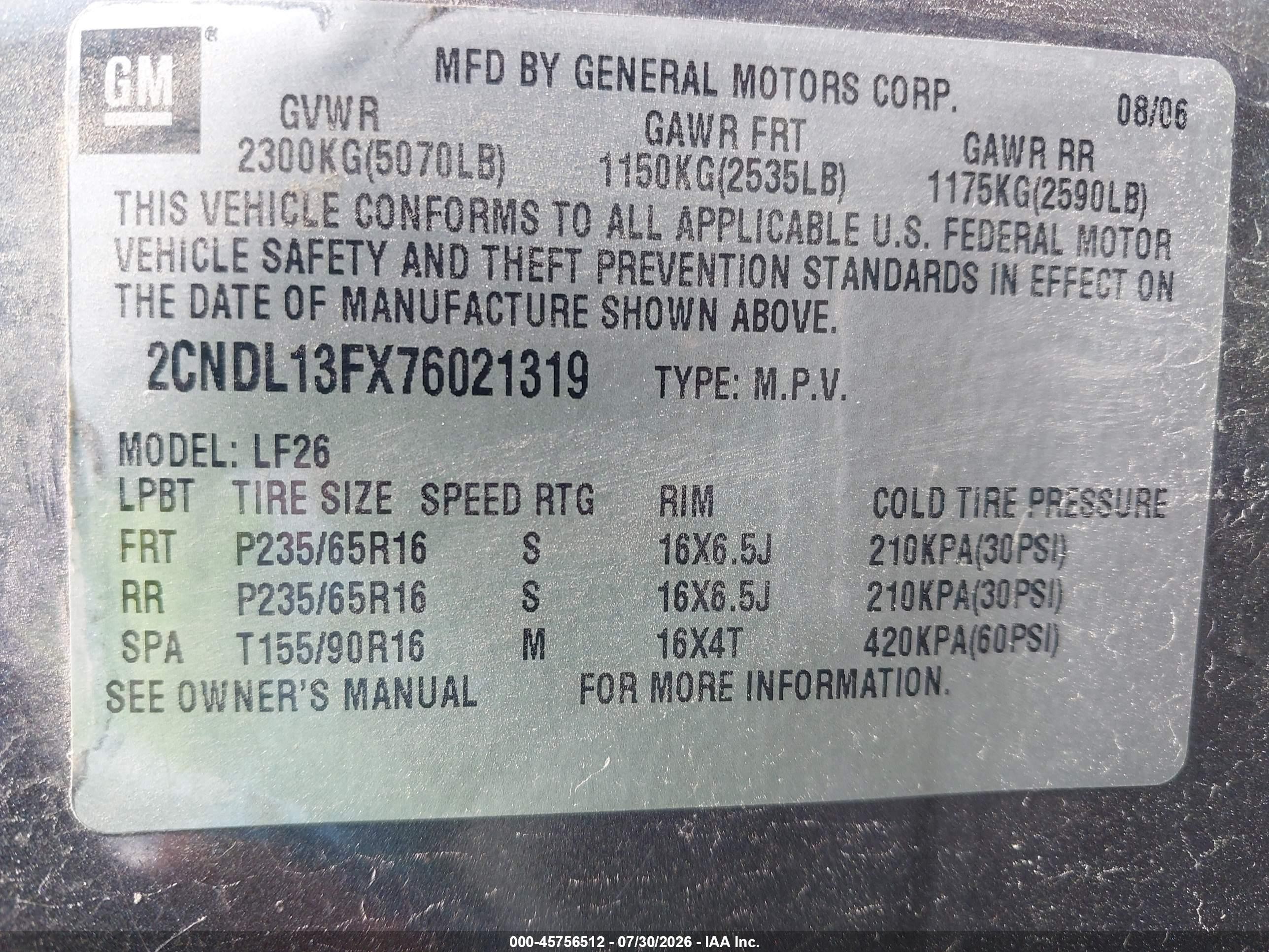 2007 Chevrolet Equinox Ls Gray vin: 2CNDL13FX76021319