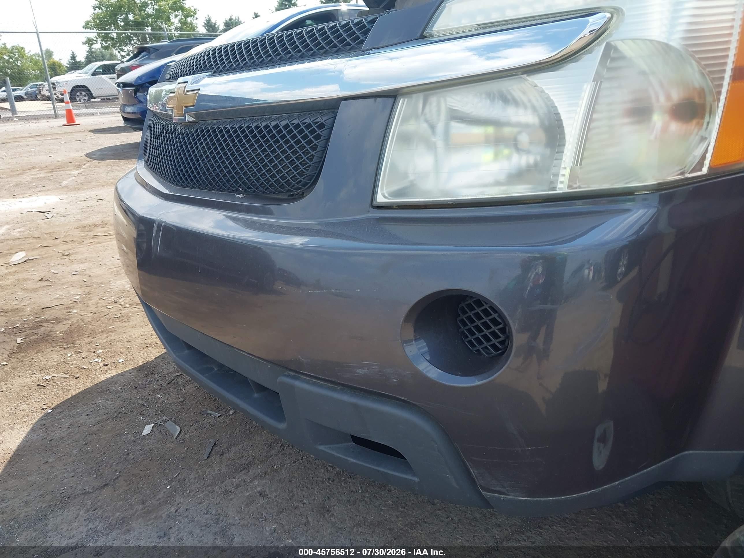 2007 Chevrolet Equinox Ls Gray vin: 2CNDL13FX76021319