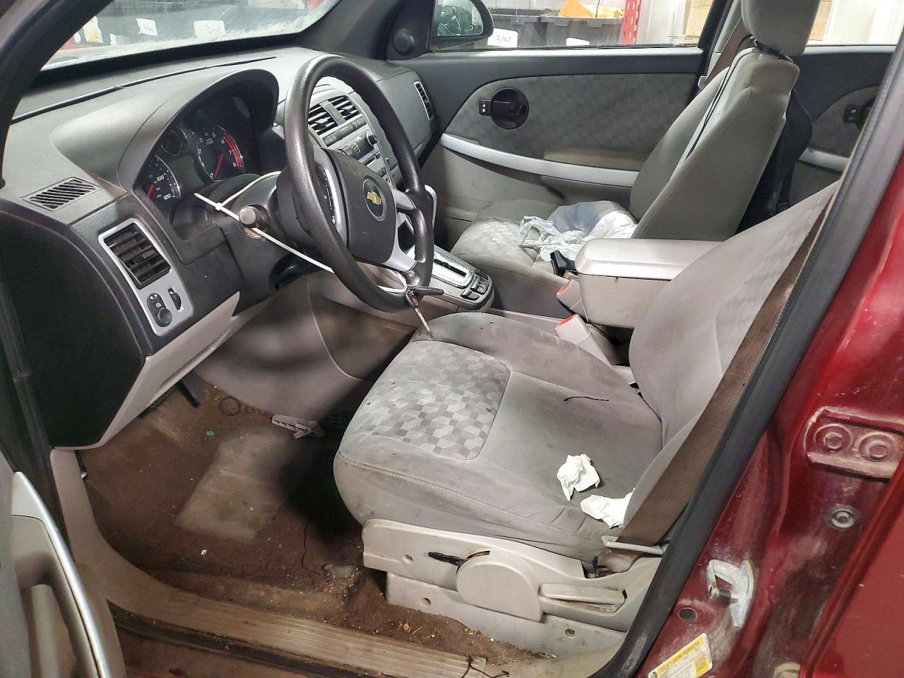 2007 Chevrolet Equinox Ls Maroon vin: 2CNDL13FX76092536