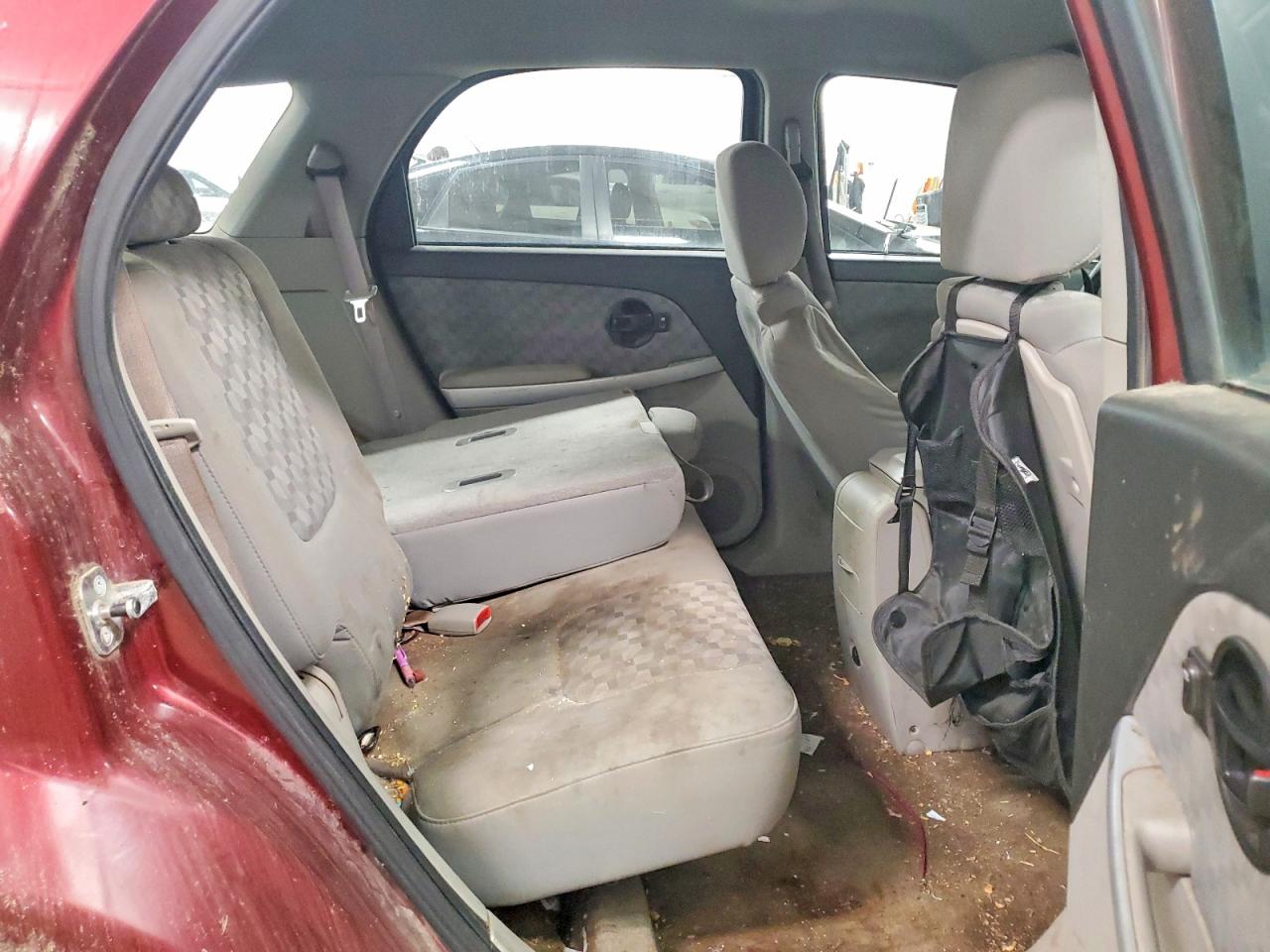2007 Chevrolet Equinox Ls Maroon vin: 2CNDL13FX76092536