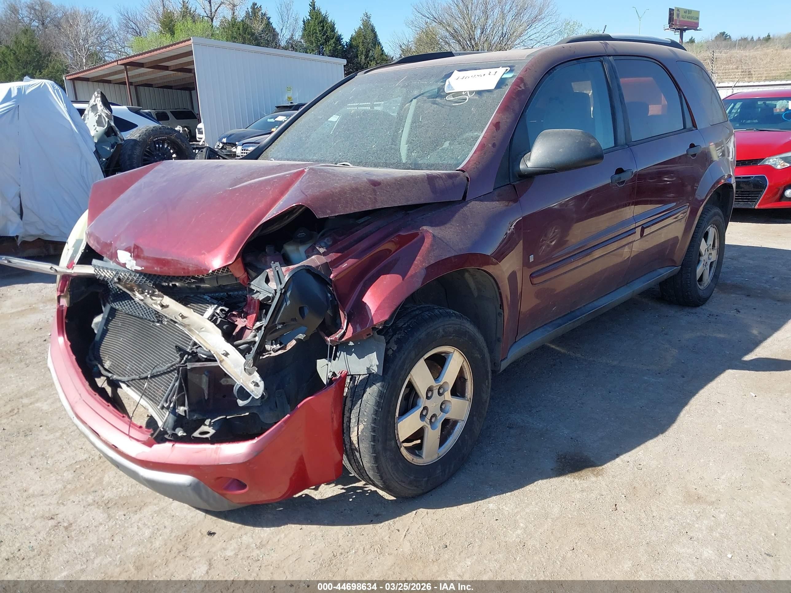 2009 Chevrolet Equinox Ls Maroon vin: 2CNDL13FX96203783