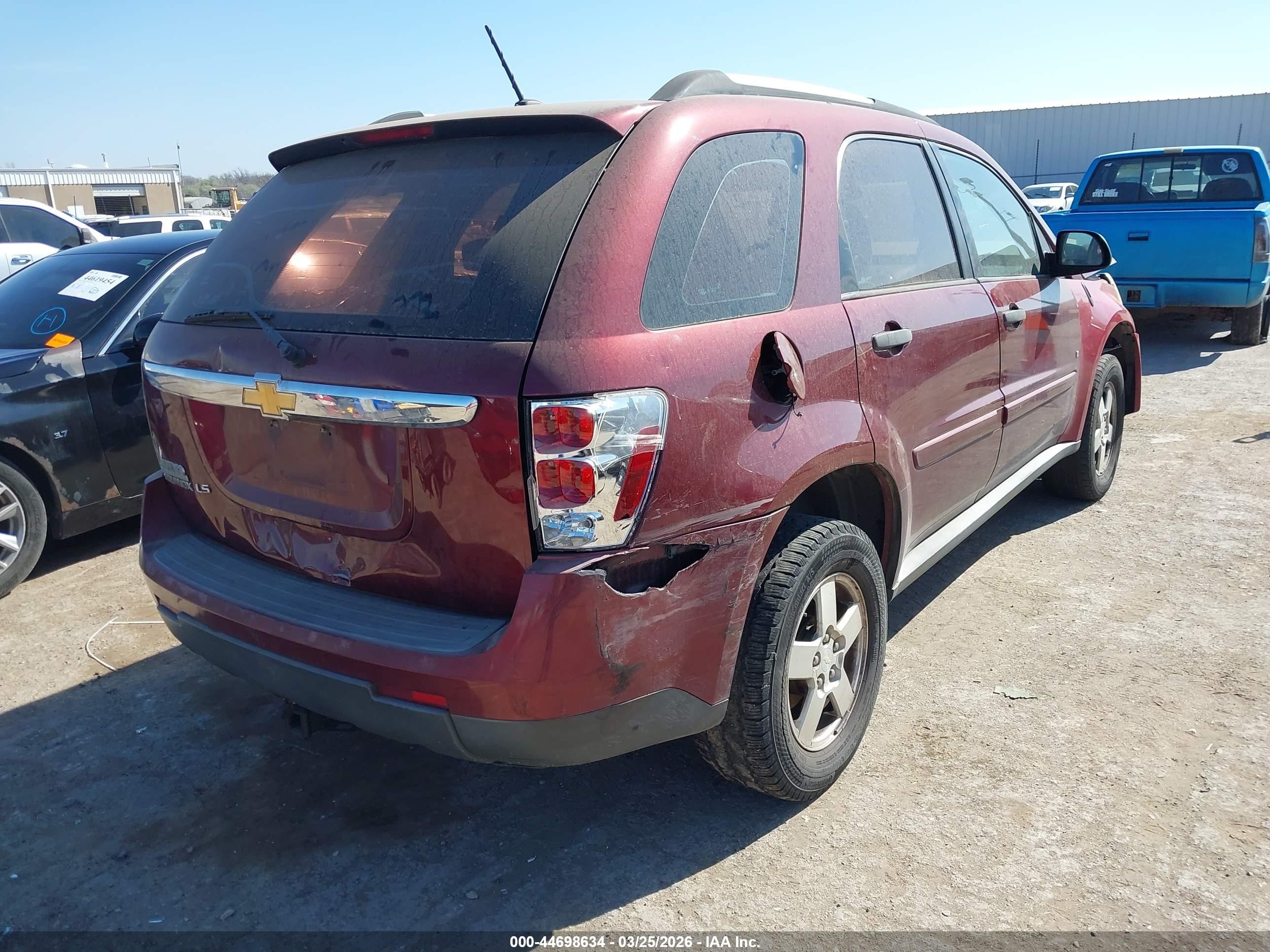 2009 Chevrolet Equinox Ls Maroon vin: 2CNDL13FX96203783