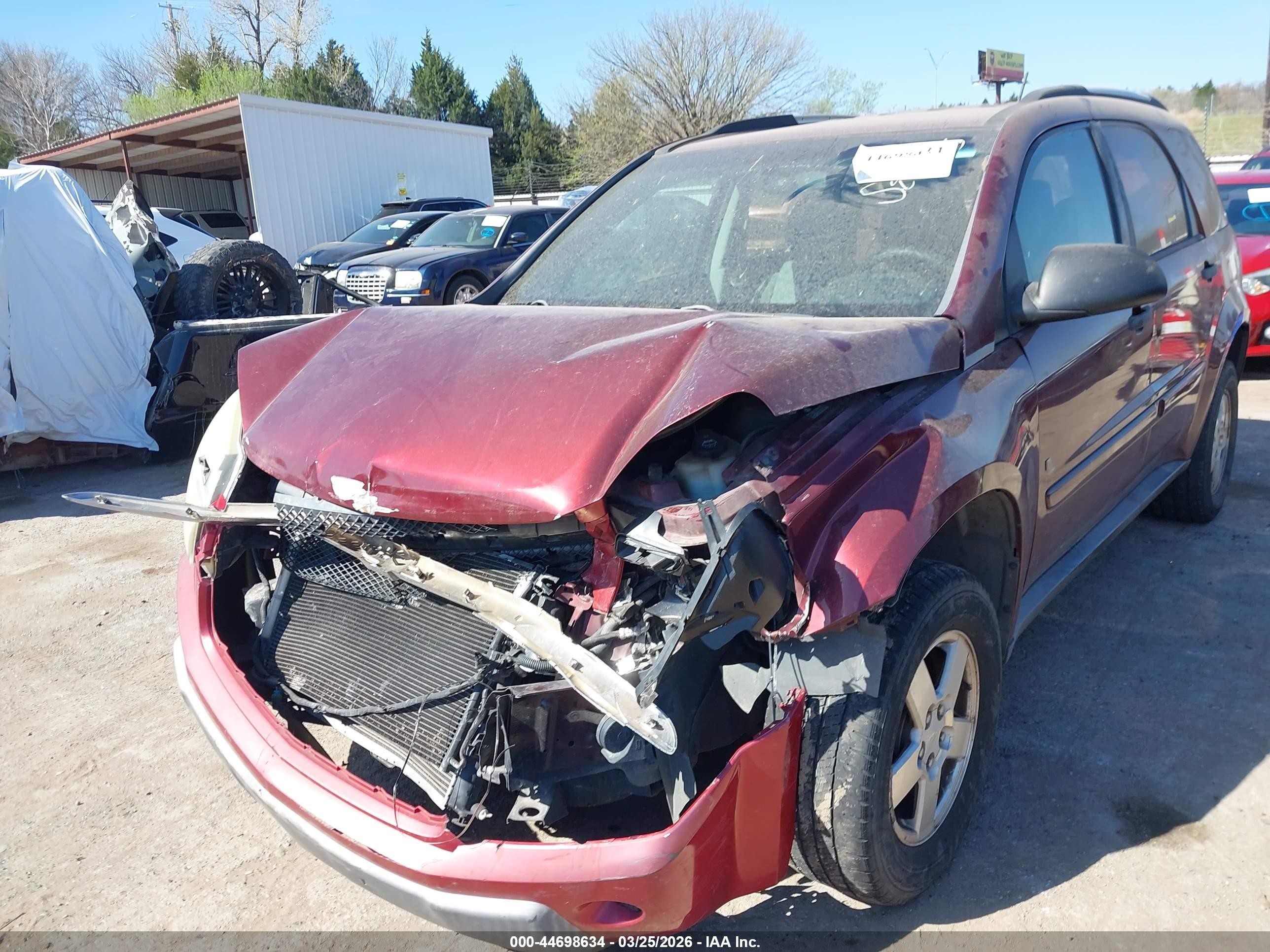 2009 Chevrolet Equinox Ls Maroon vin: 2CNDL13FX96203783