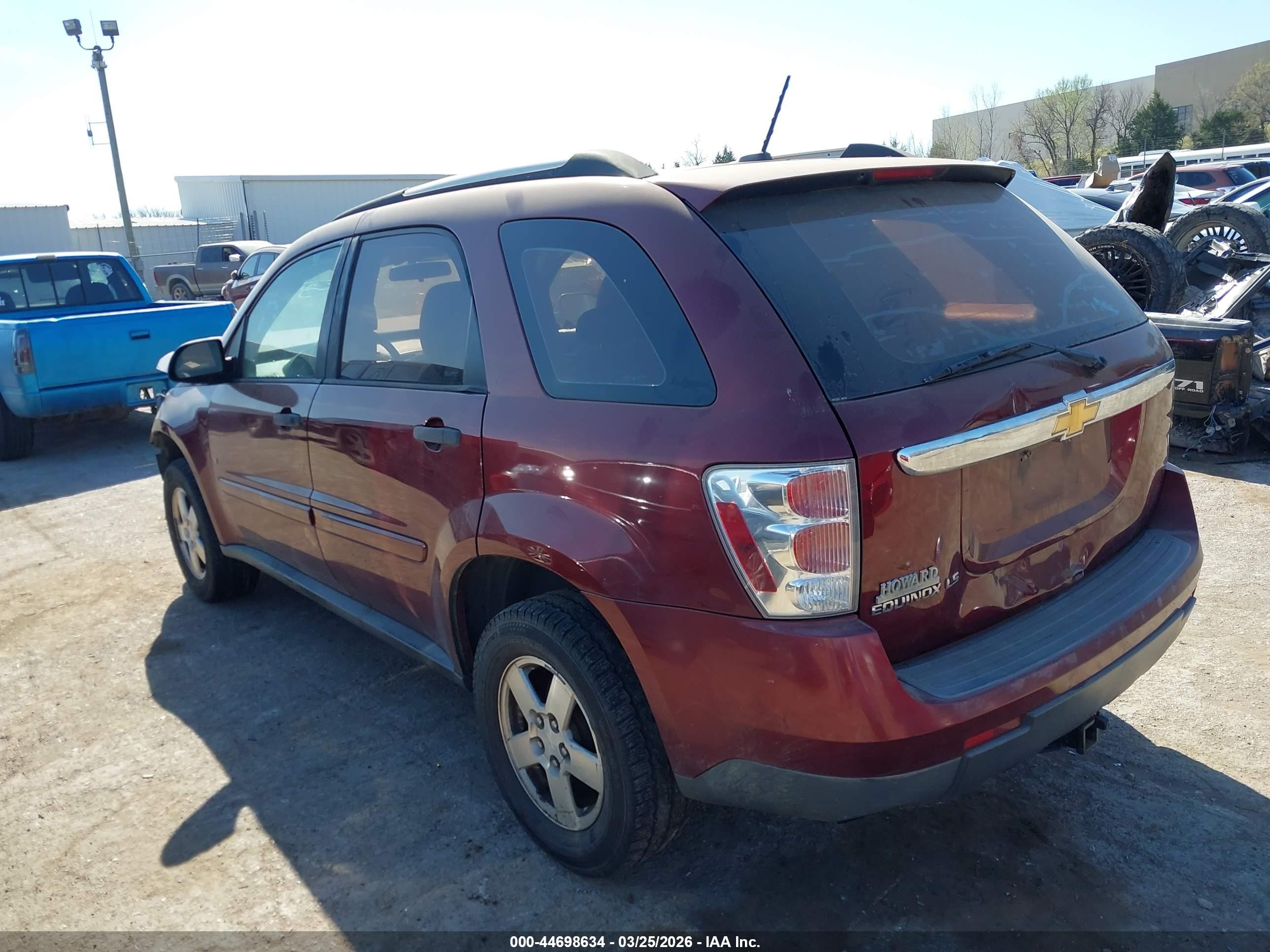 2009 Chevrolet Equinox Ls Maroon vin: 2CNDL13FX96203783