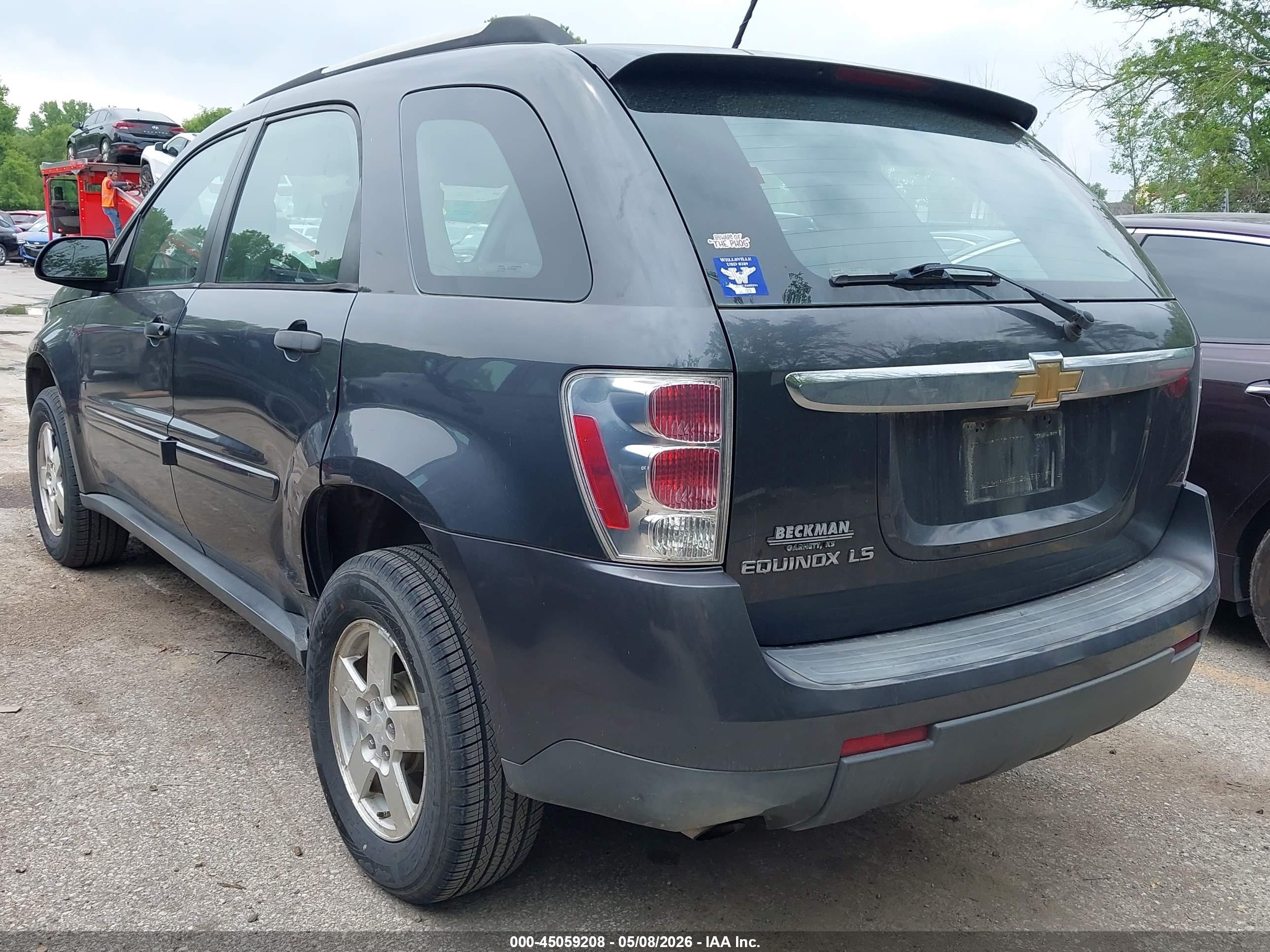 2009 Chevrolet Equinox Ls Blue vin: 2CNDL13FX96219837