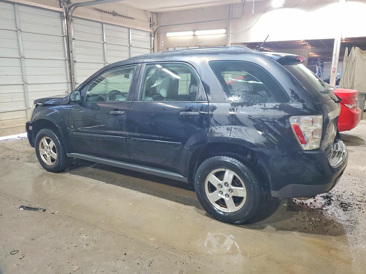 2009 Chevrolet Equinox Ls Black vin: 2CNDL13FX96220115