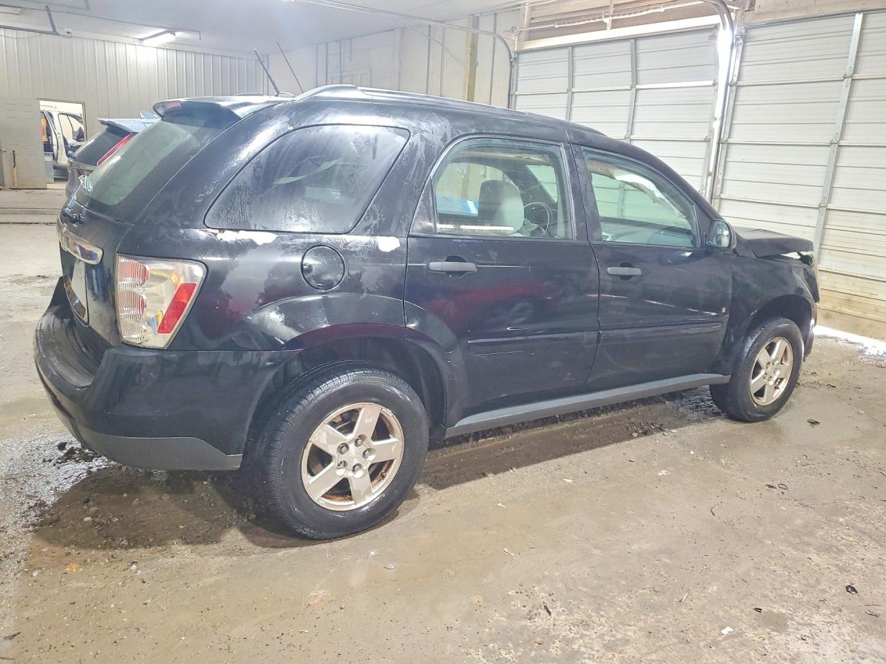 2009 Chevrolet Equinox Ls Black vin: 2CNDL13FX96220115