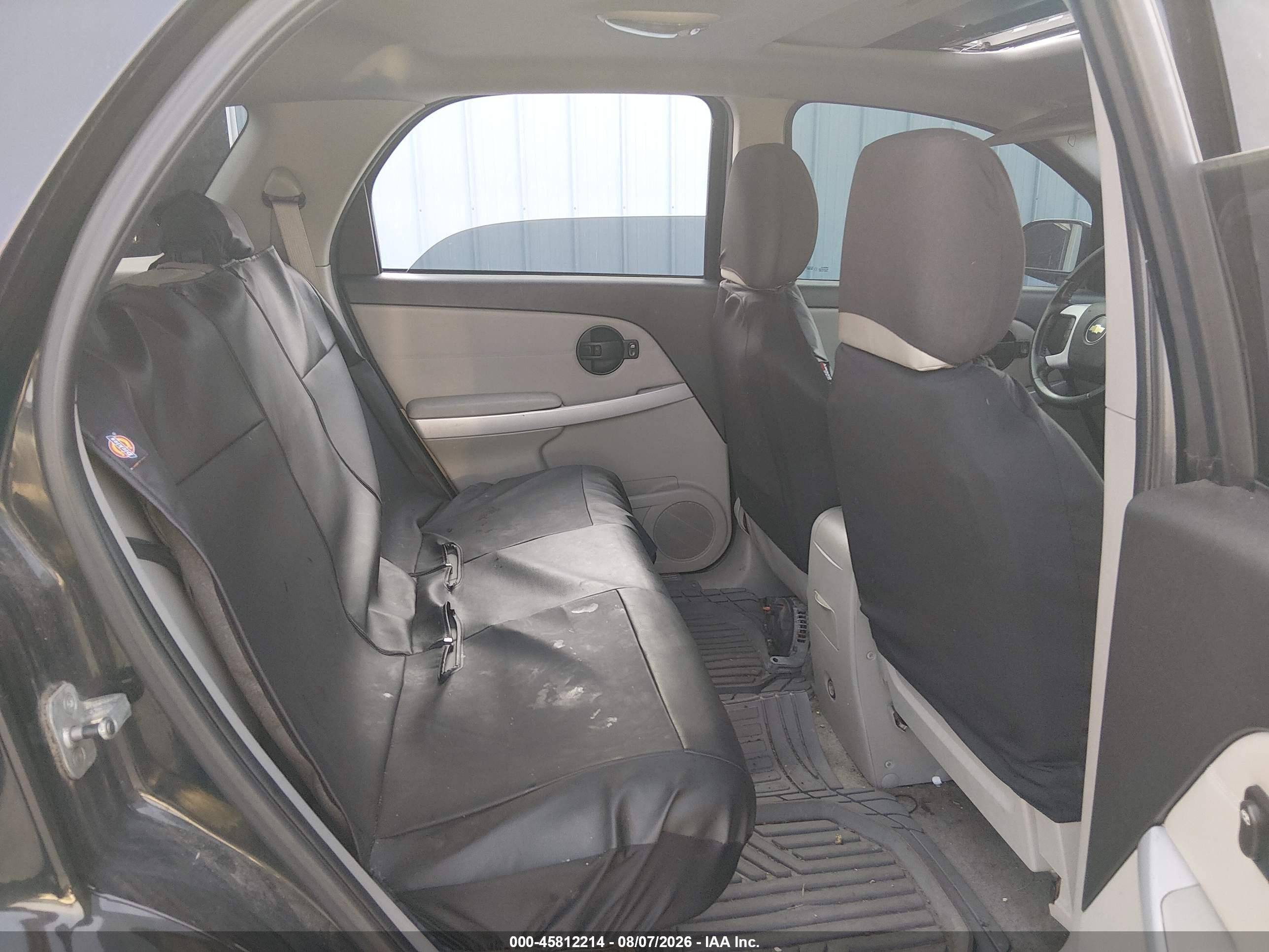 2008 Chevrolet Equinox Ls Black vin: 2CNDL23F086031039