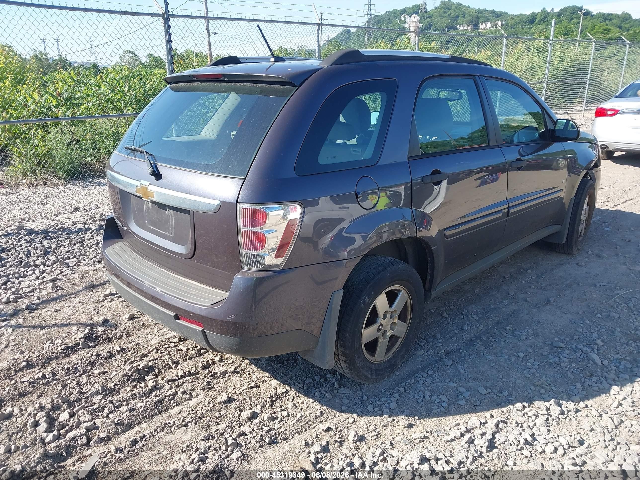 2008 Chevrolet Equinox Ls Brown vin: 2CNDL23F086304643