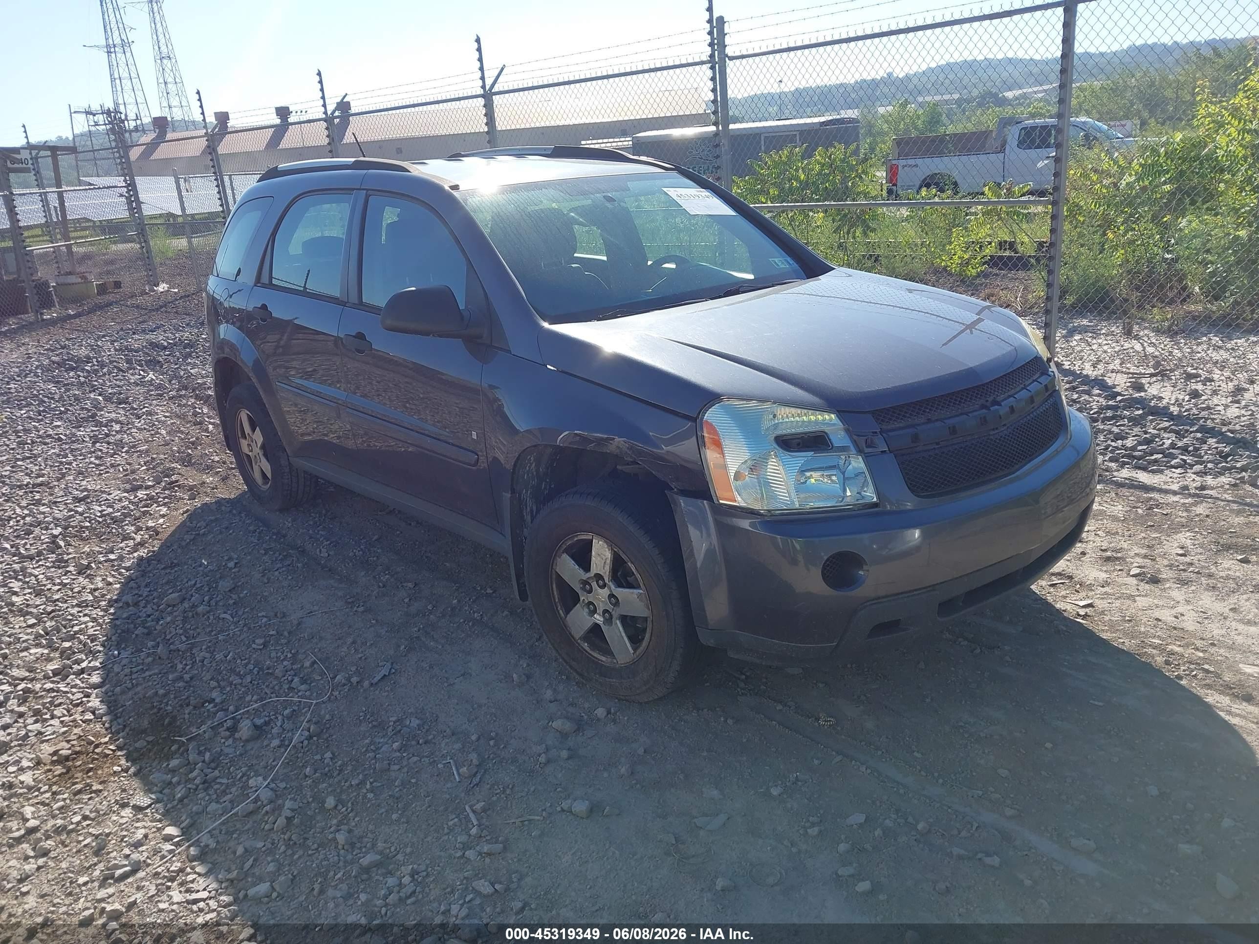 2008 Chevrolet Equinox Ls Brown vin: 2CNDL23F086304643