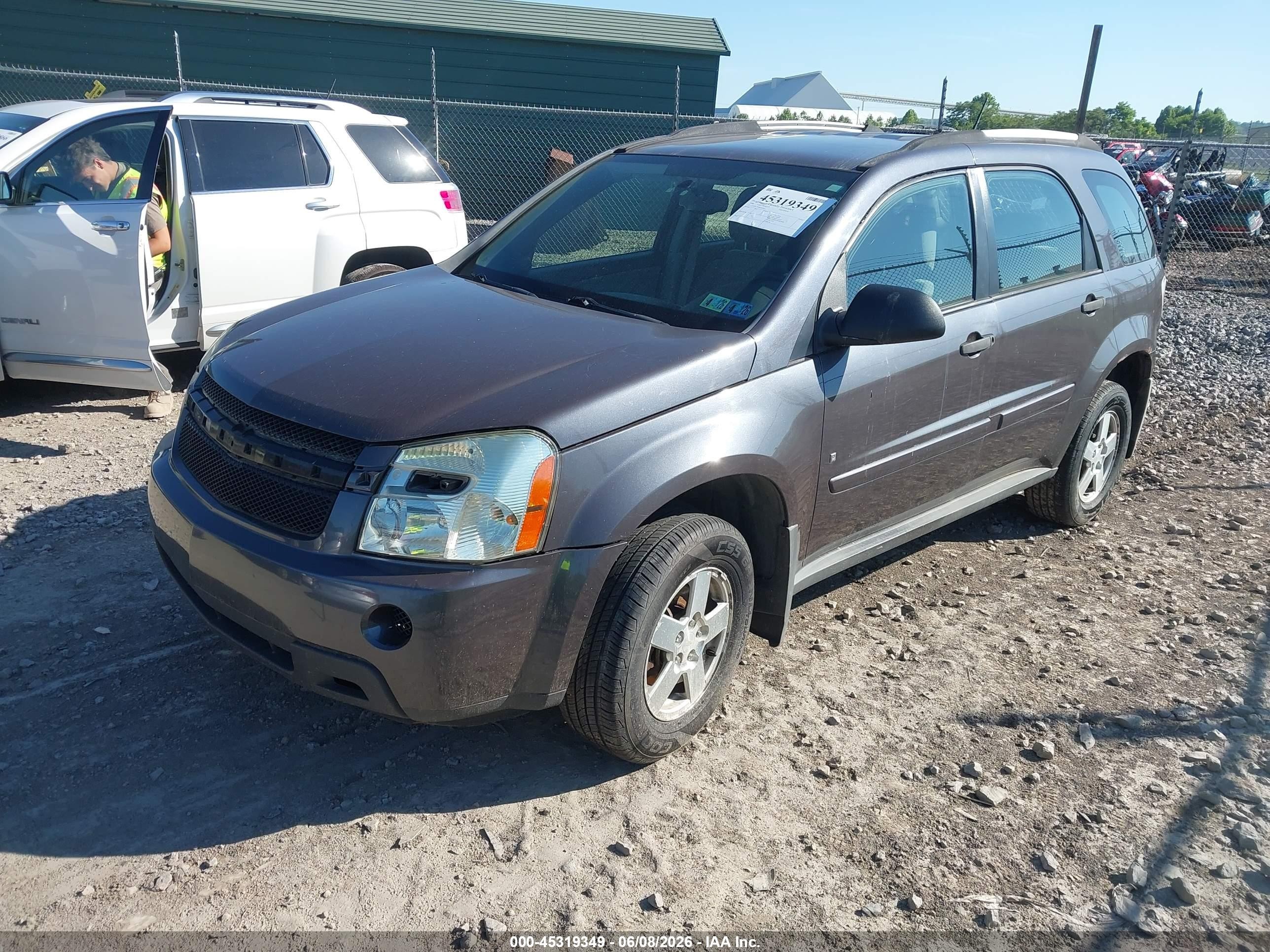 2008 Chevrolet Equinox Ls Brown vin: 2CNDL23F086304643