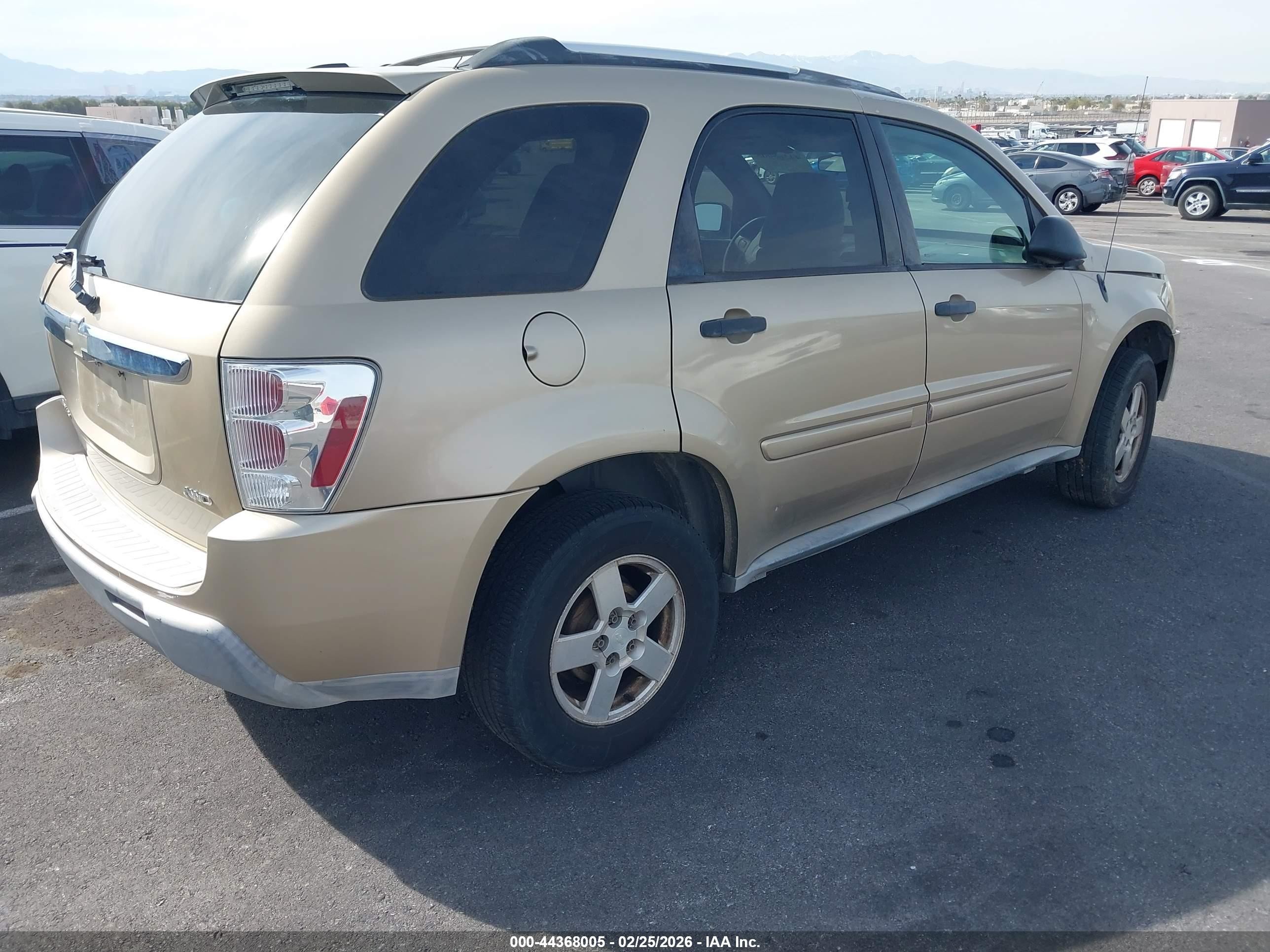 2005 Chevrolet Equinox Ls Brown vin: 2CNDL23F156081332