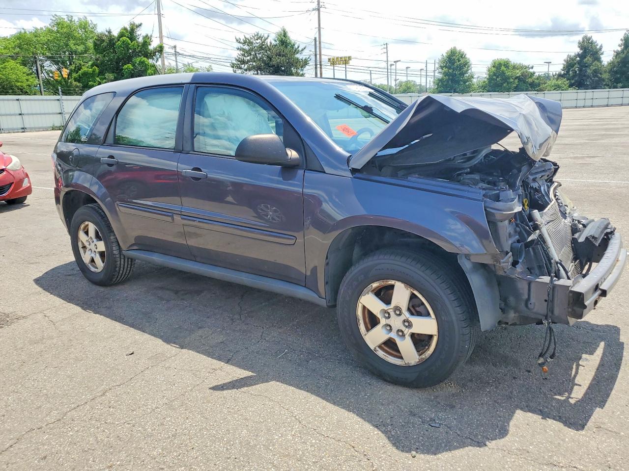 2008 Chevrolet Equinox Ls Charcoal vin: 2CNDL23F186314310