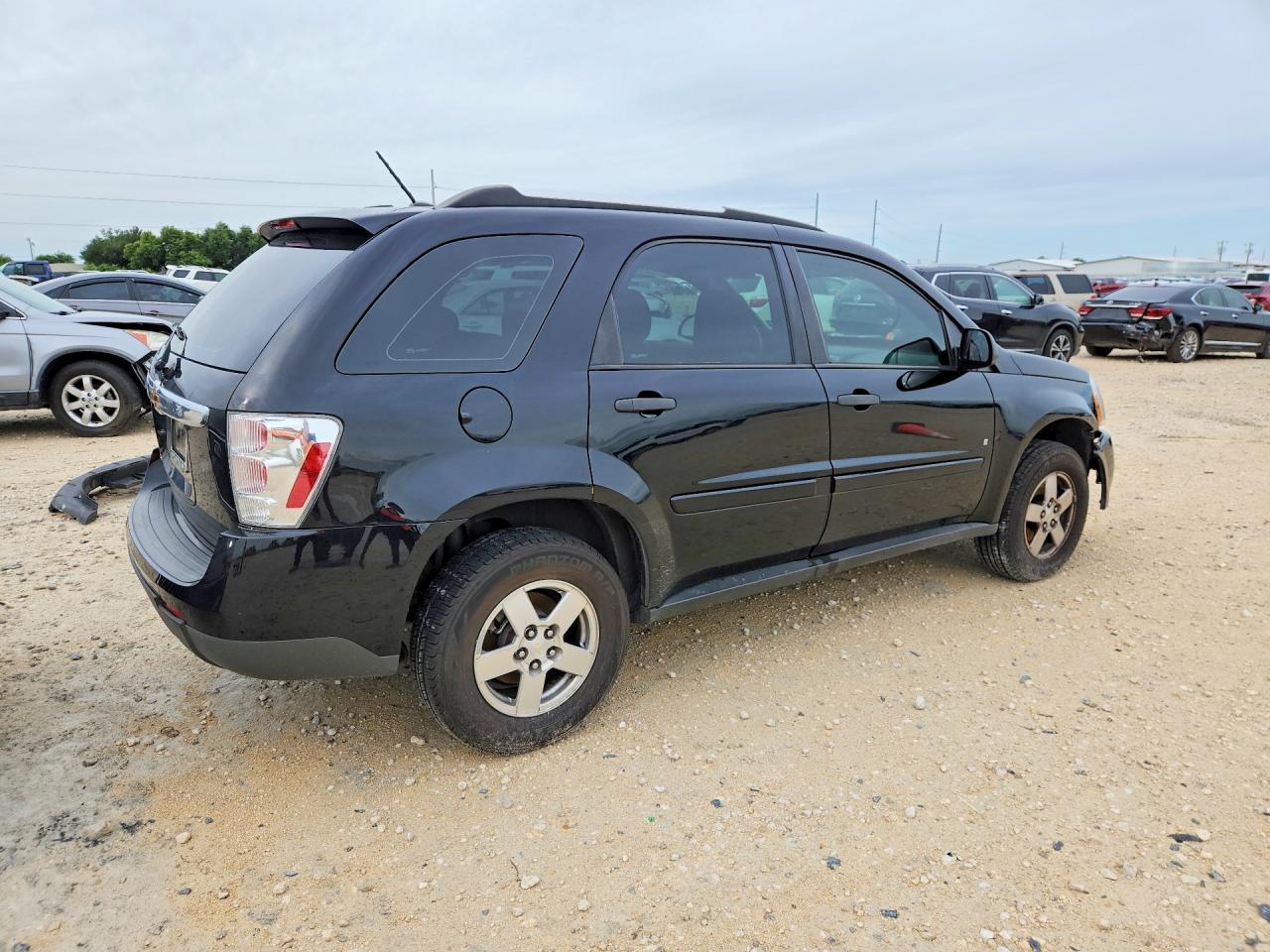2008 Chevrolet Equinox Ls Black vin: 2CNDL23F286056010