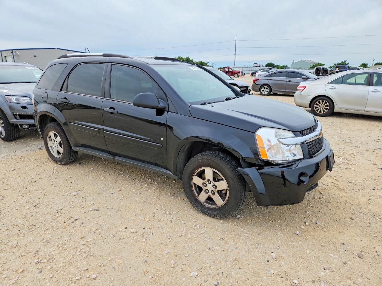 2008 Chevrolet Equinox Ls Black vin: 2CNDL23F286056010