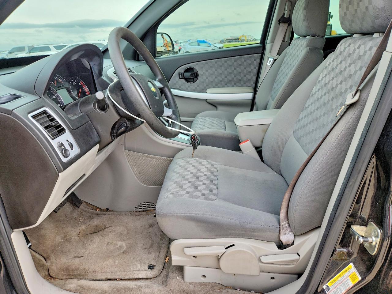 2008 Chevrolet Equinox Ls Black vin: 2CNDL23F286056010